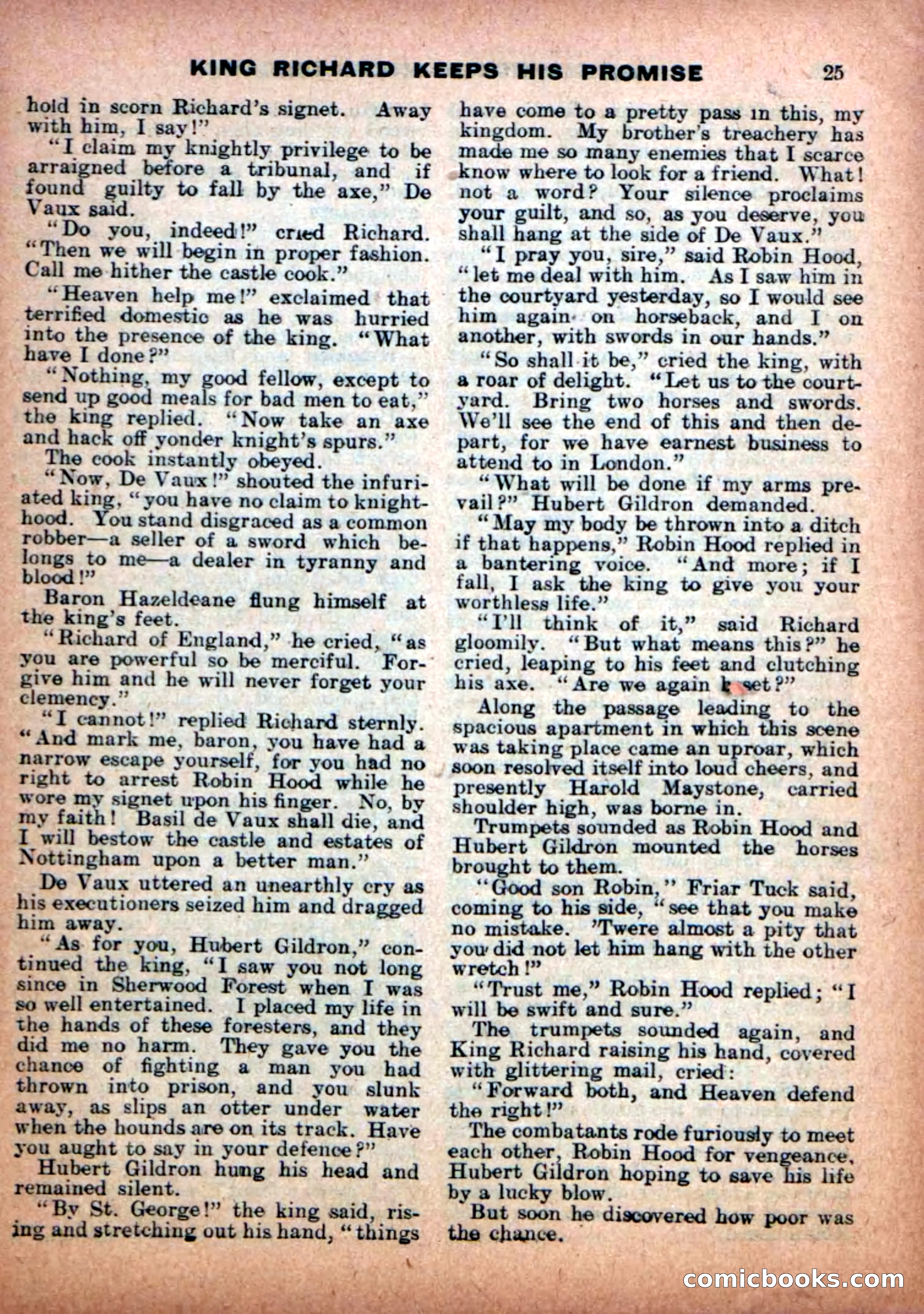 Aldine Robin Hood Library No. 7 — page 27 of 36
