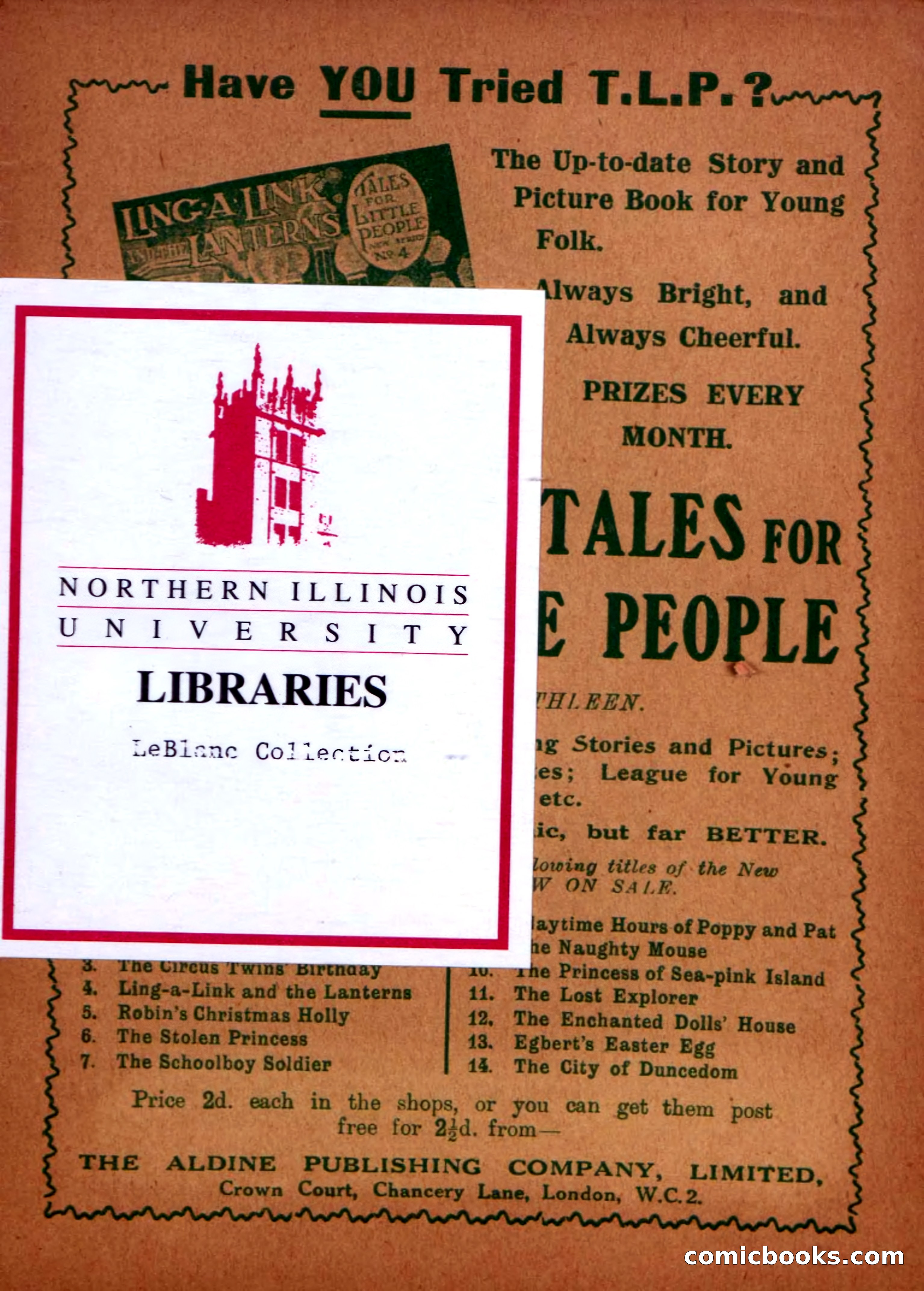 Aldine Robin Hood Library No. 7 — page 35 of 36