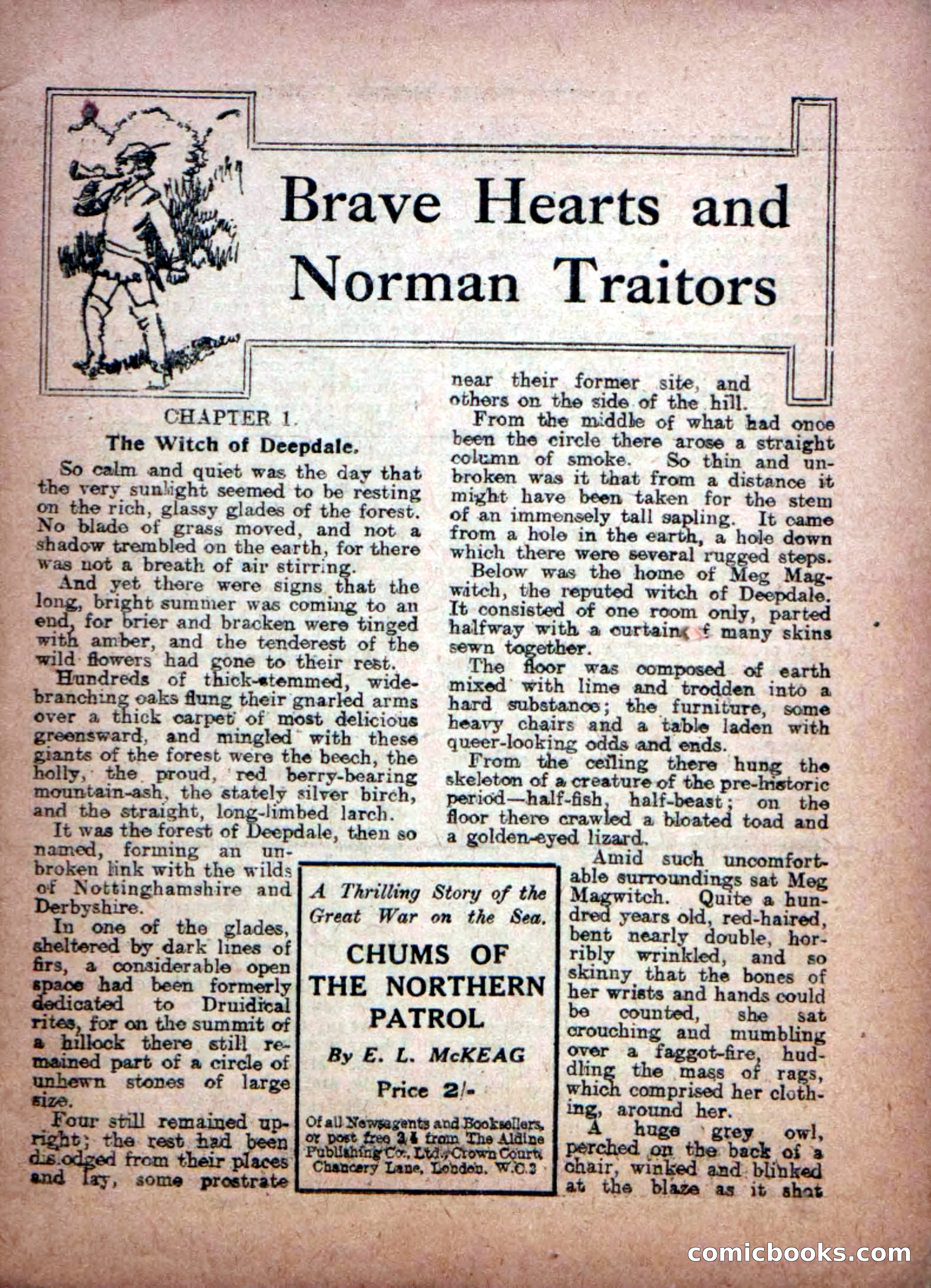 Aldine Robin Hood Library No. 8: Brave Hearts and Norman Traitors — page 3 of 36