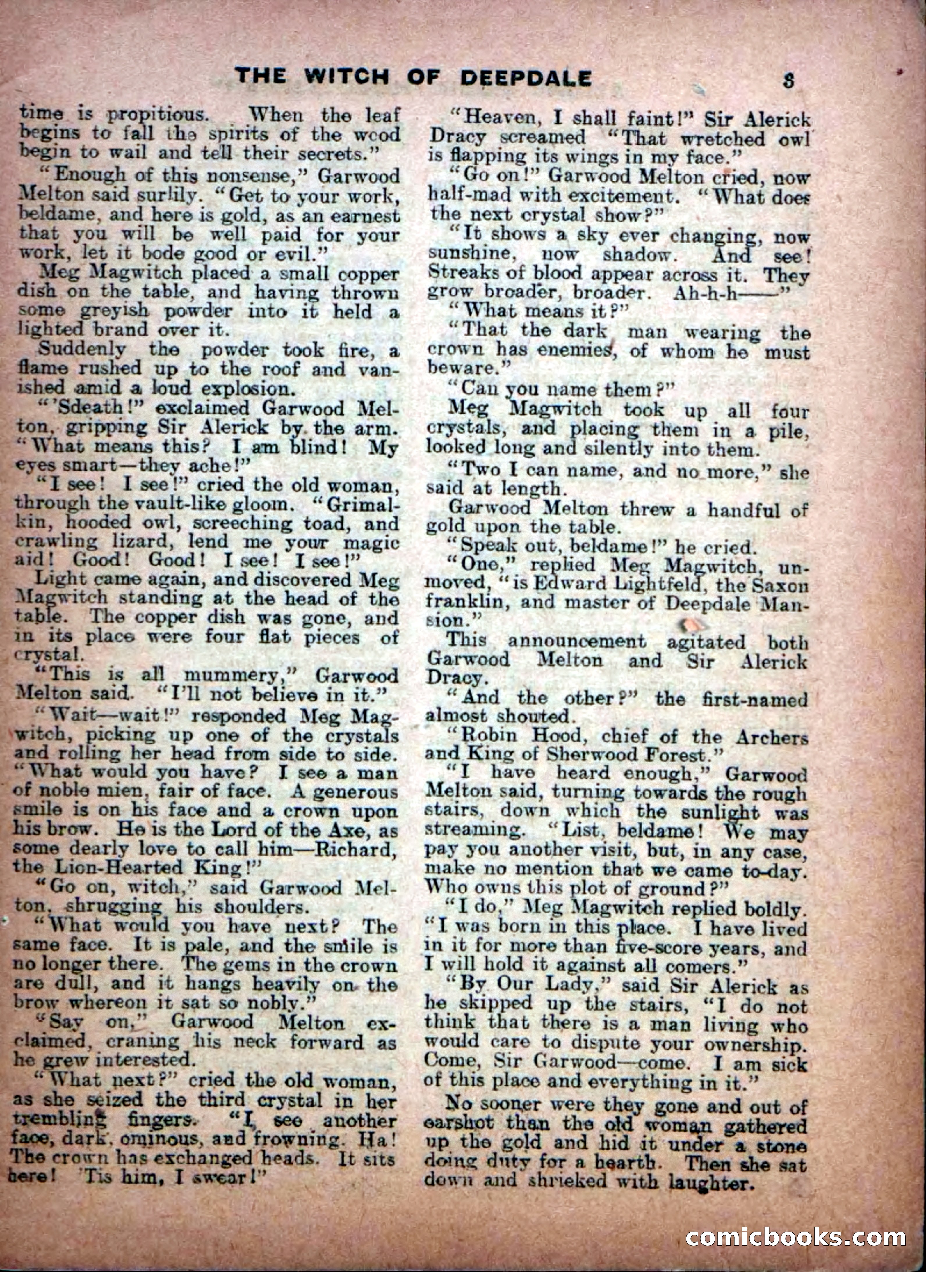 Aldine Robin Hood Library No. 8: Brave Hearts and Norman Traitors — page 5 of 36