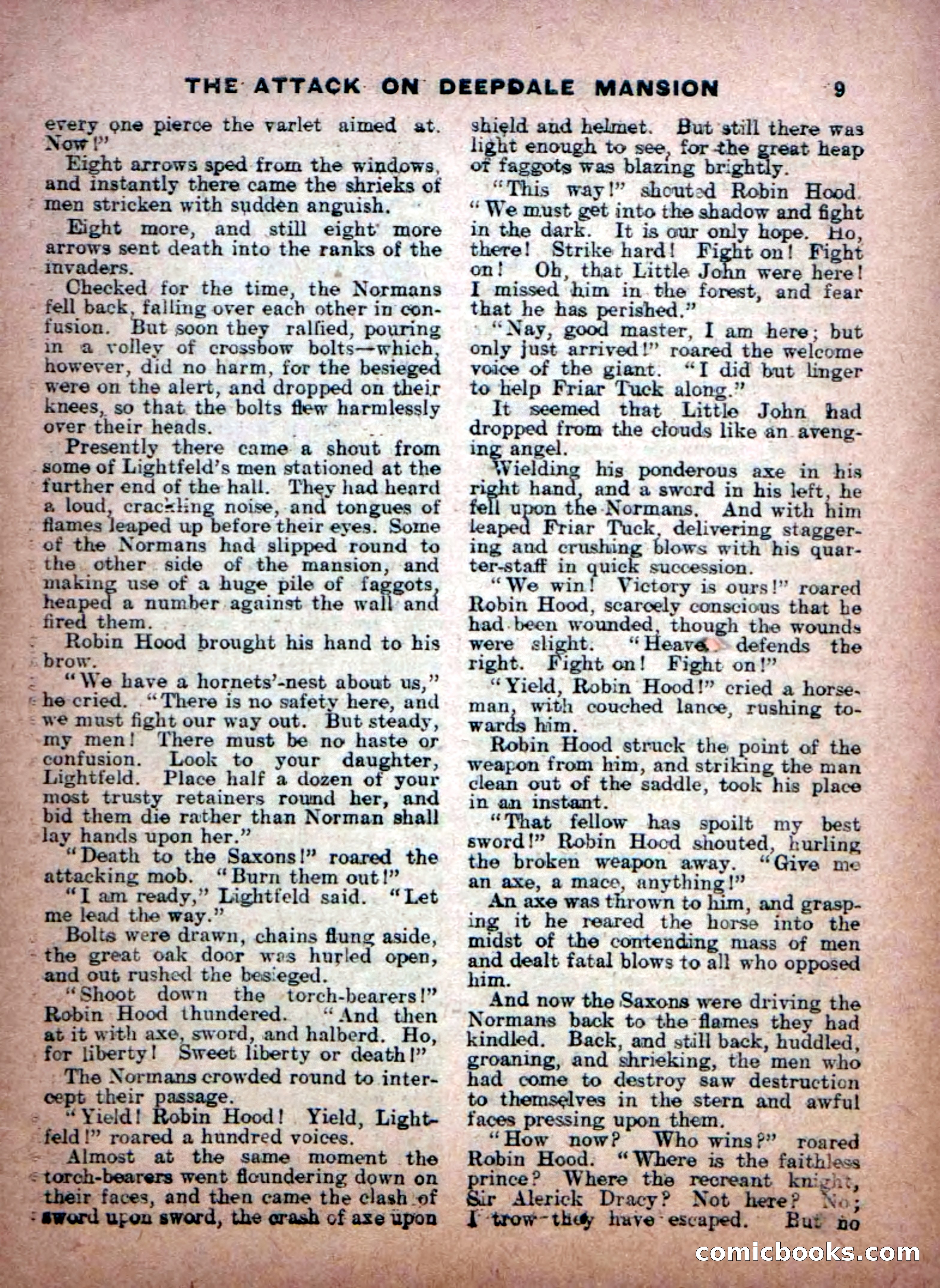 Aldine Robin Hood Library No. 8: Brave Hearts and Norman Traitors — page 11 of 36