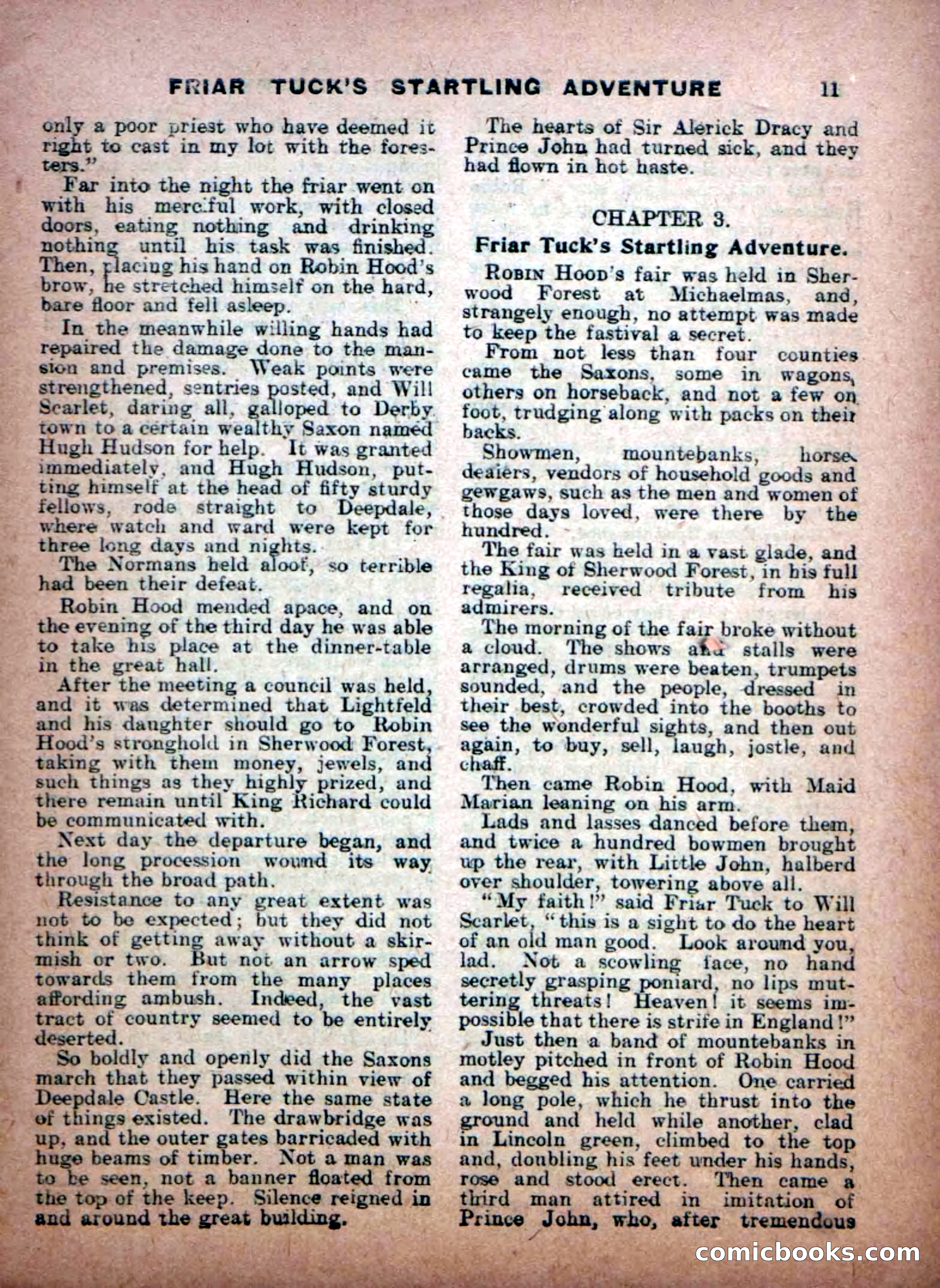 Aldine Robin Hood Library No. 8: Brave Hearts and Norman Traitors — page 13 of 36
