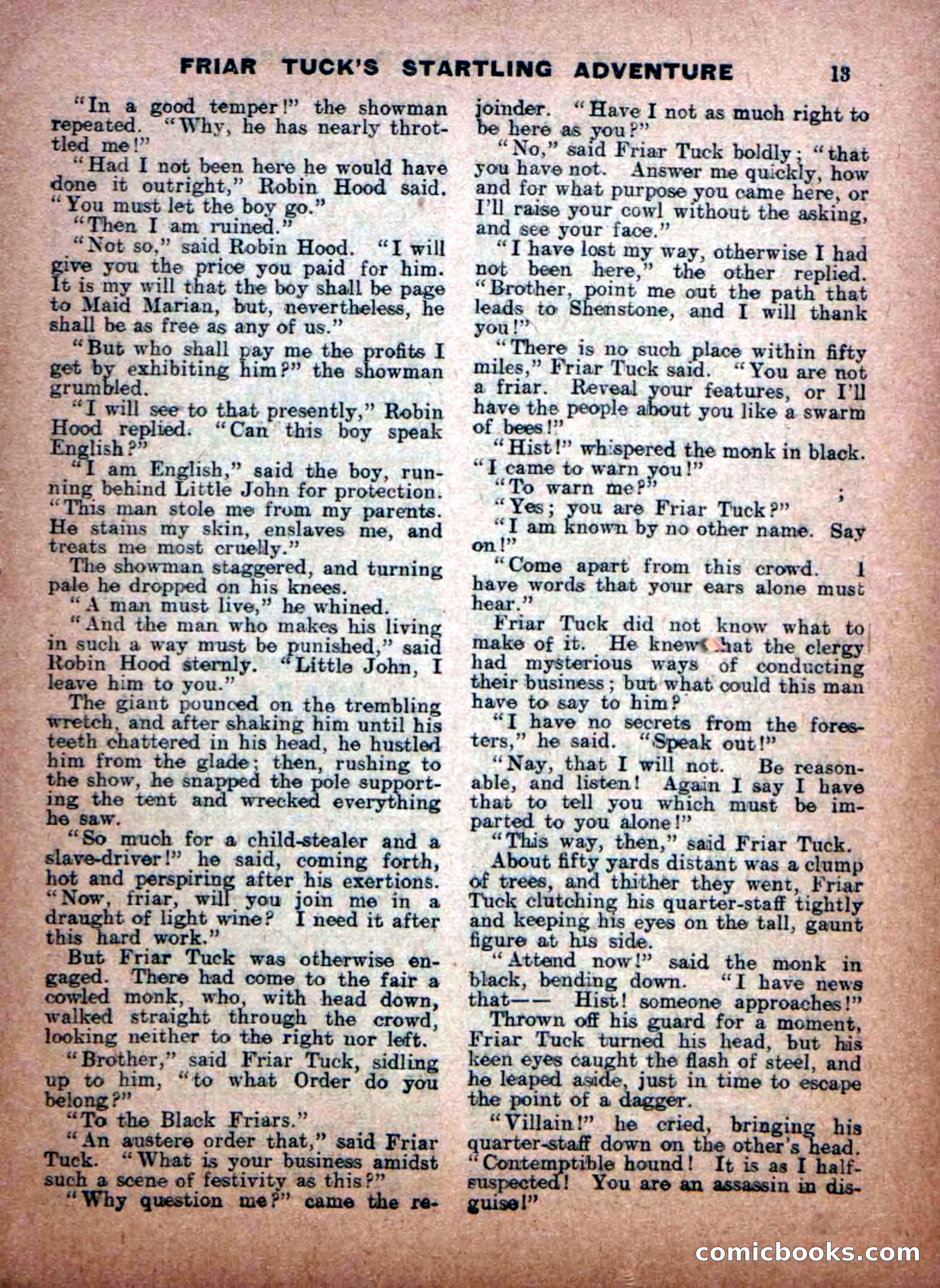 Aldine Robin Hood Library No. 8: Brave Hearts and Norman Traitors — page 15 of 36
