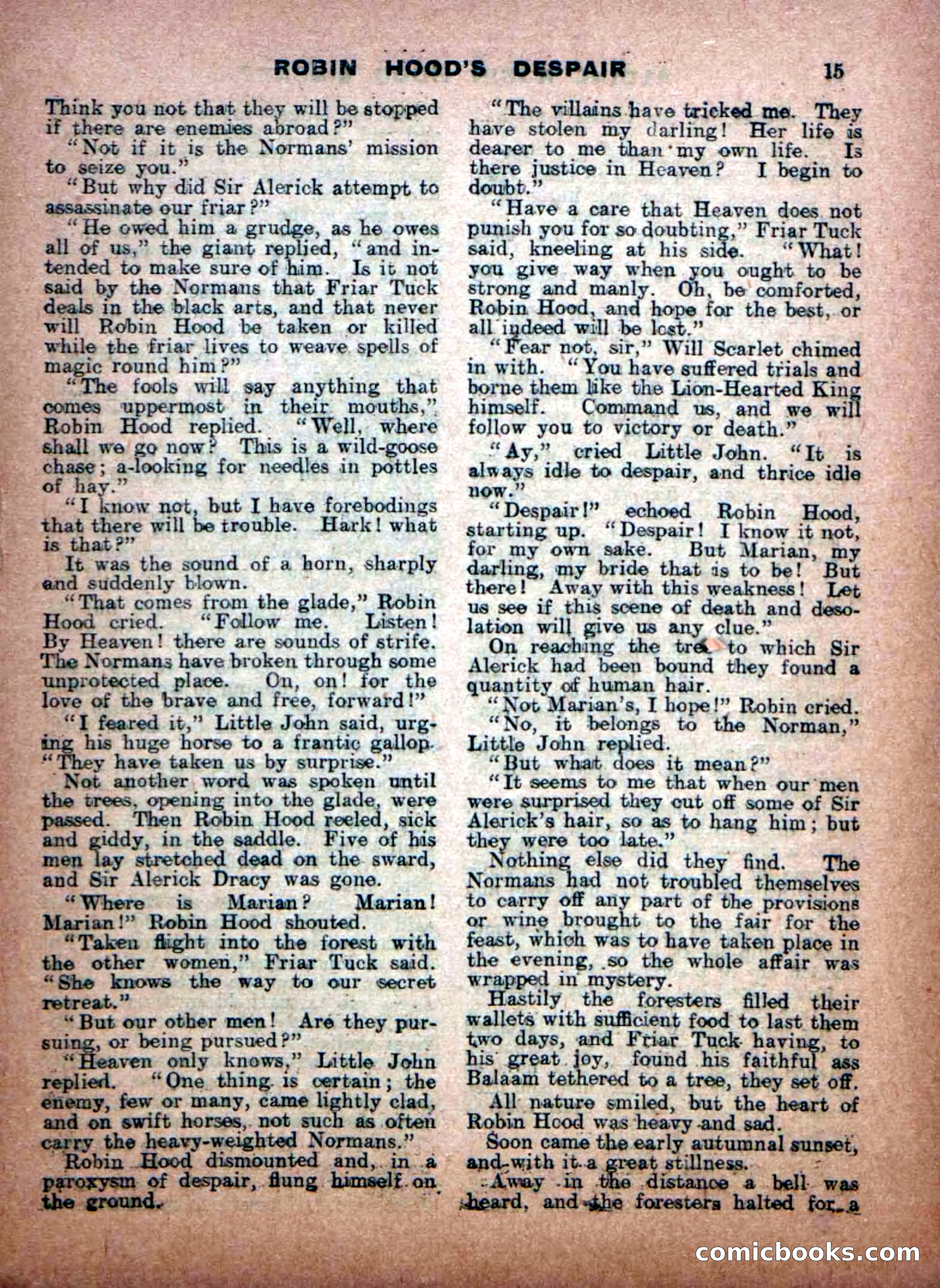 Aldine Robin Hood Library No. 8: Brave Hearts and Norman Traitors — page 17 of 36