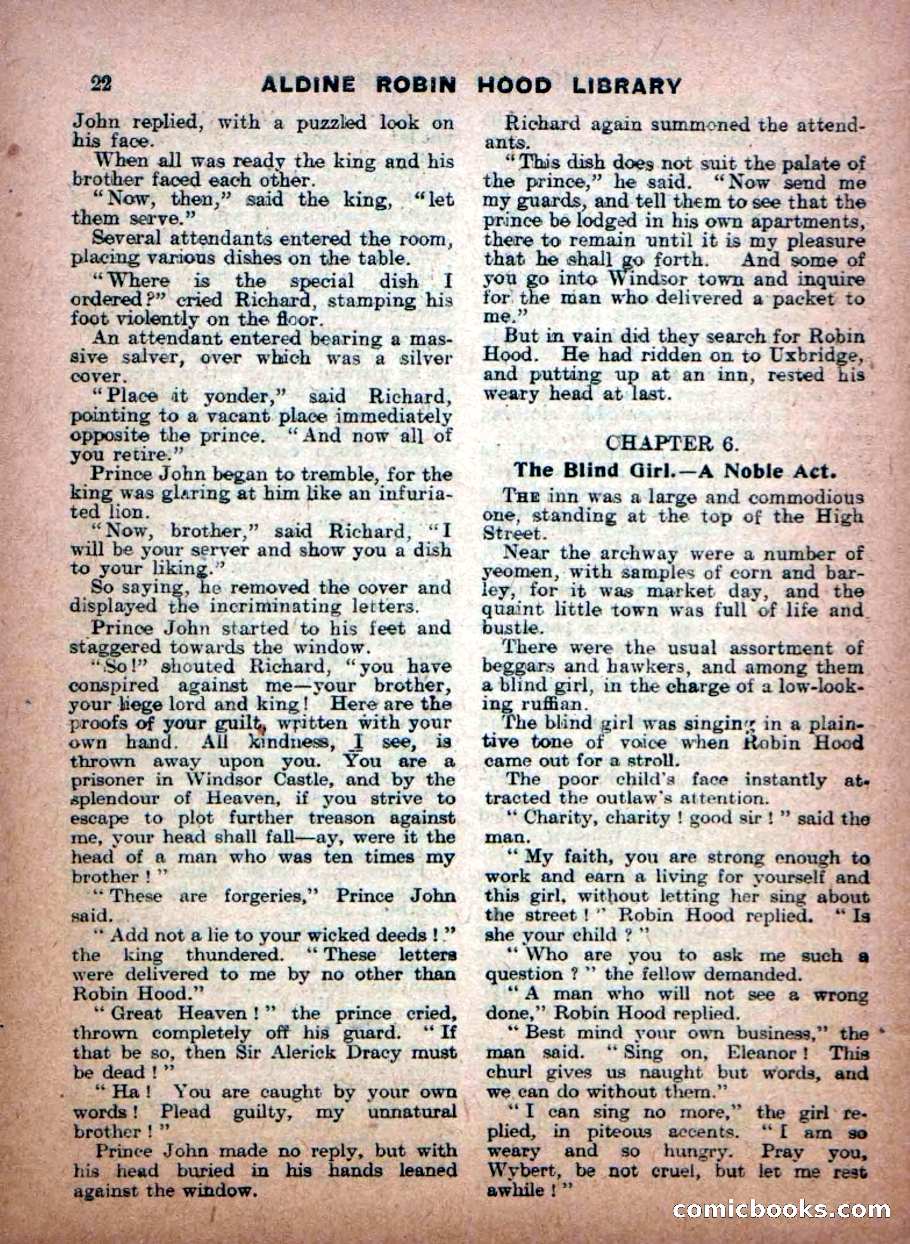 Aldine Robin Hood Library No. 8: Brave Hearts and Norman Traitors — page 24 of 36