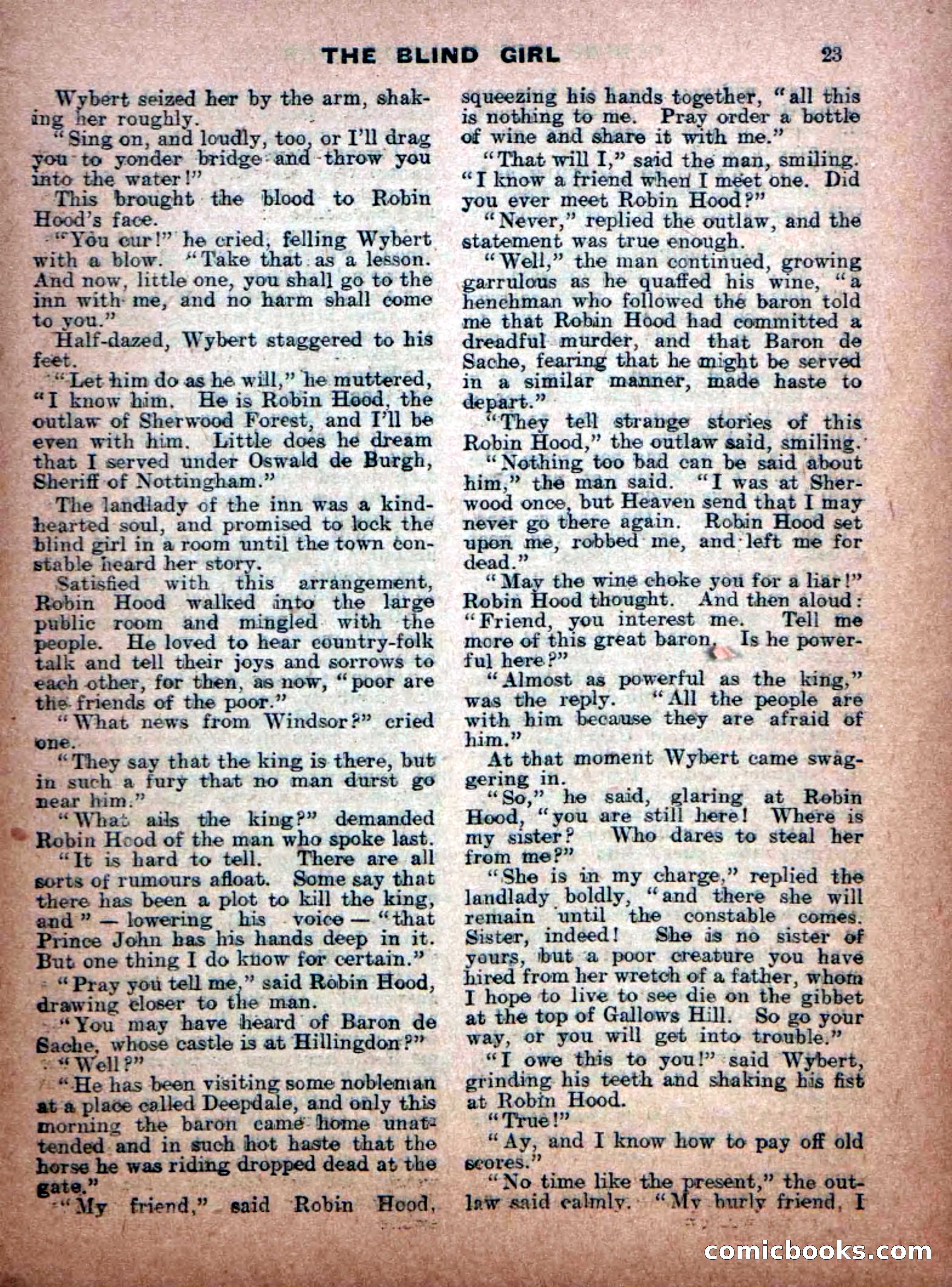Aldine Robin Hood Library No. 8: Brave Hearts and Norman Traitors — page 25 of 36