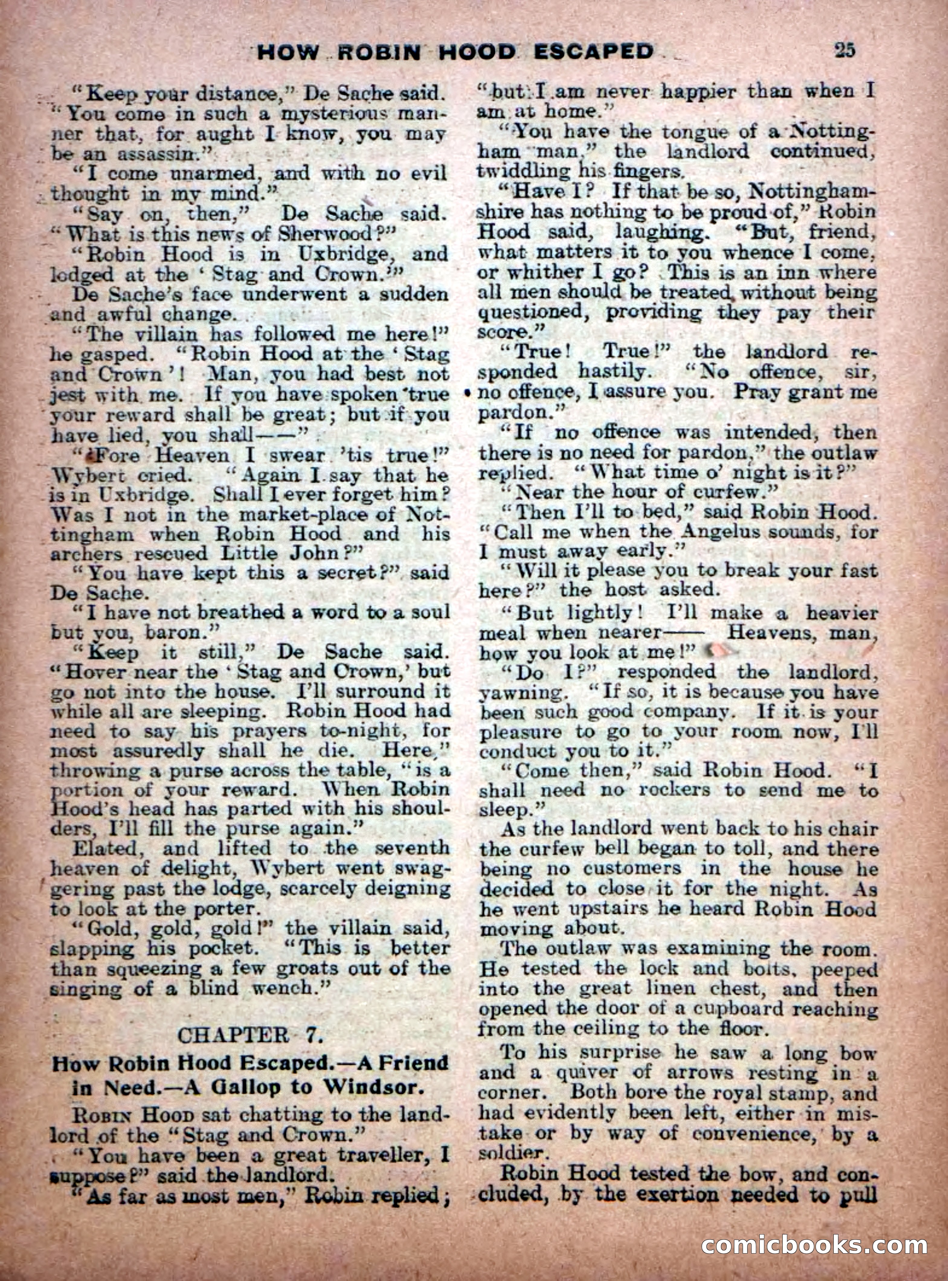 Aldine Robin Hood Library No. 8: Brave Hearts and Norman Traitors — page 27 of 36