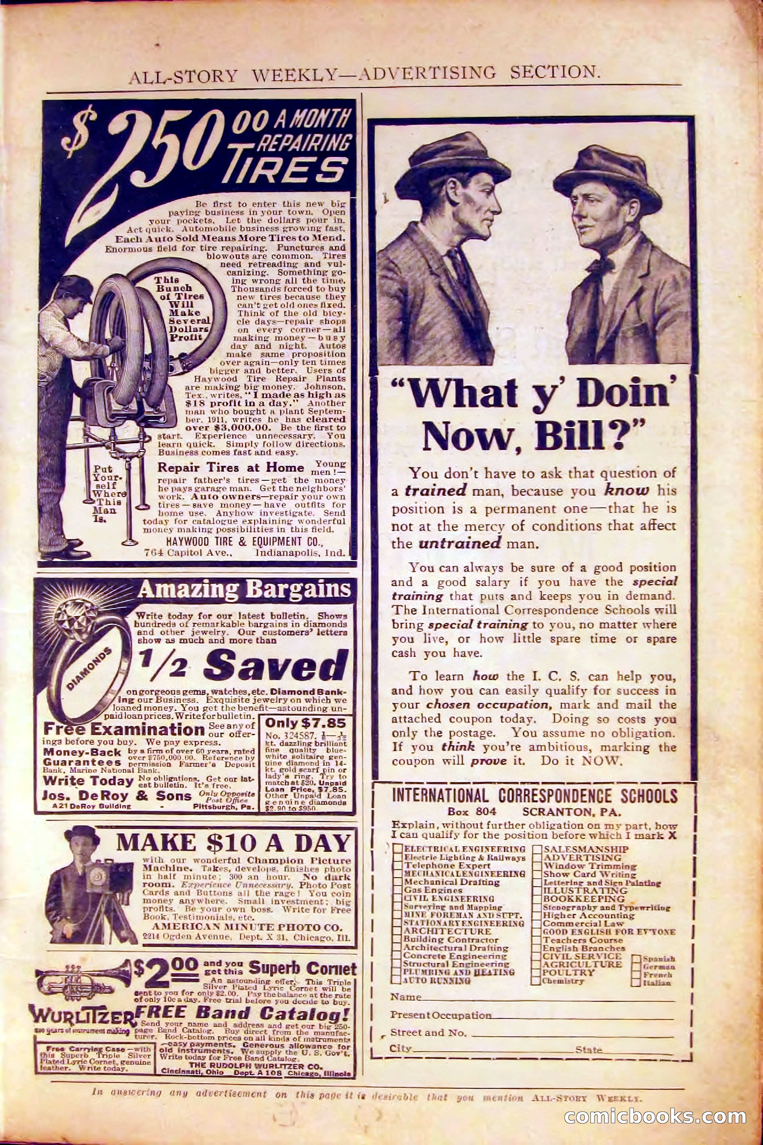 All-Story Weekly, June 5, 1915 — page 3 of 208