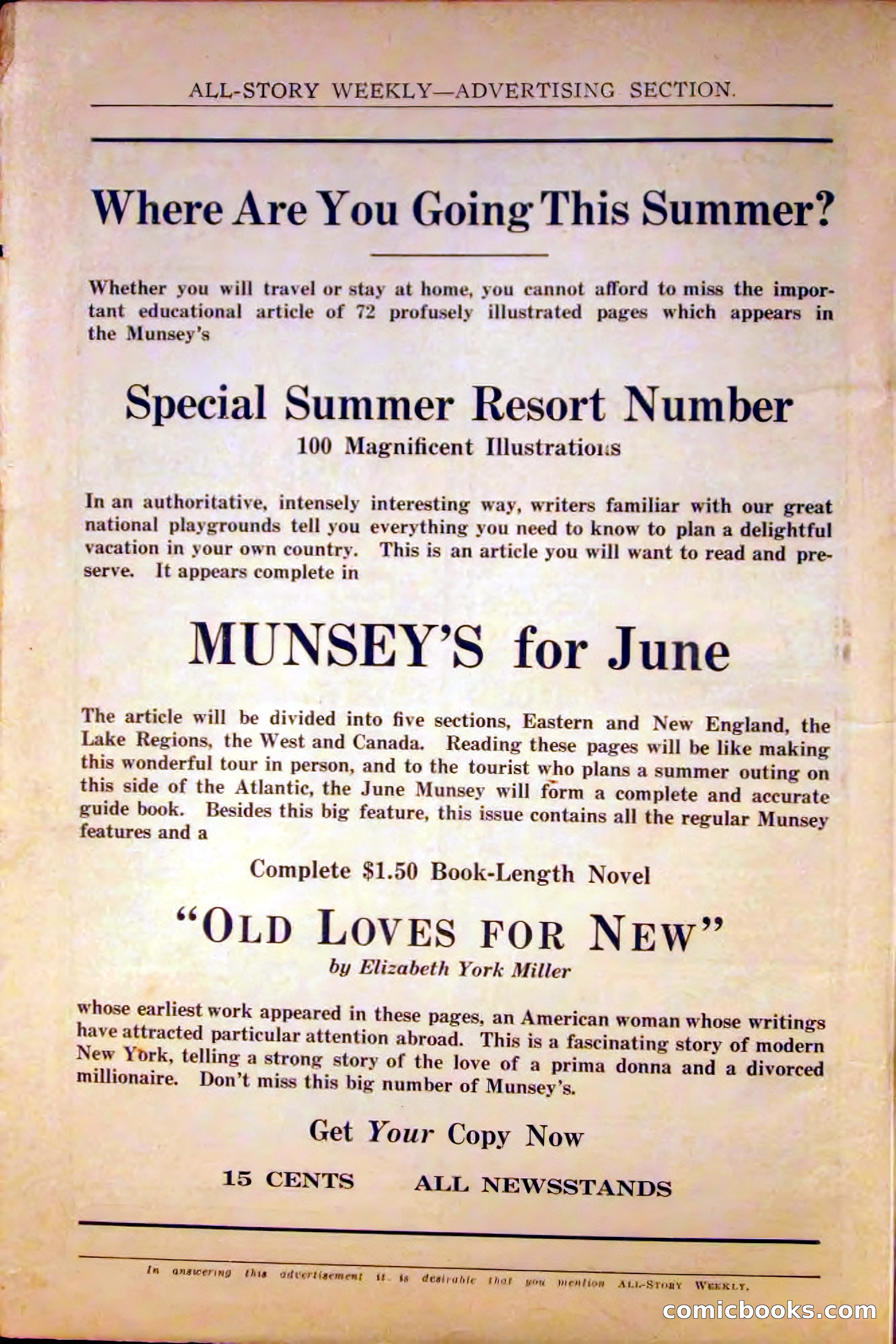 All-Story Weekly, June 5, 1915 — page 4 of 208