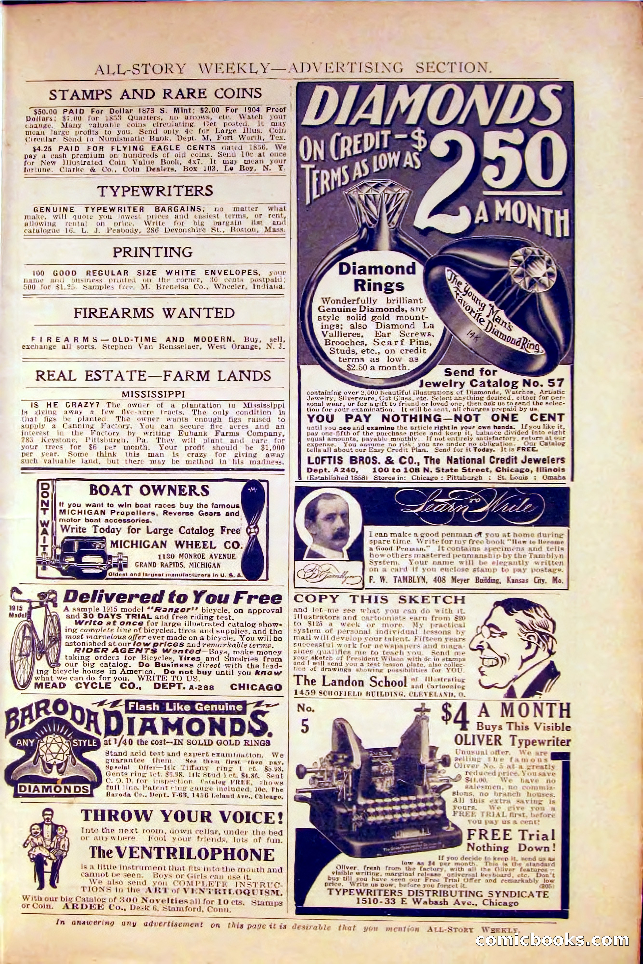 All-Story Weekly, June 5, 1915 — page 7 of 208
