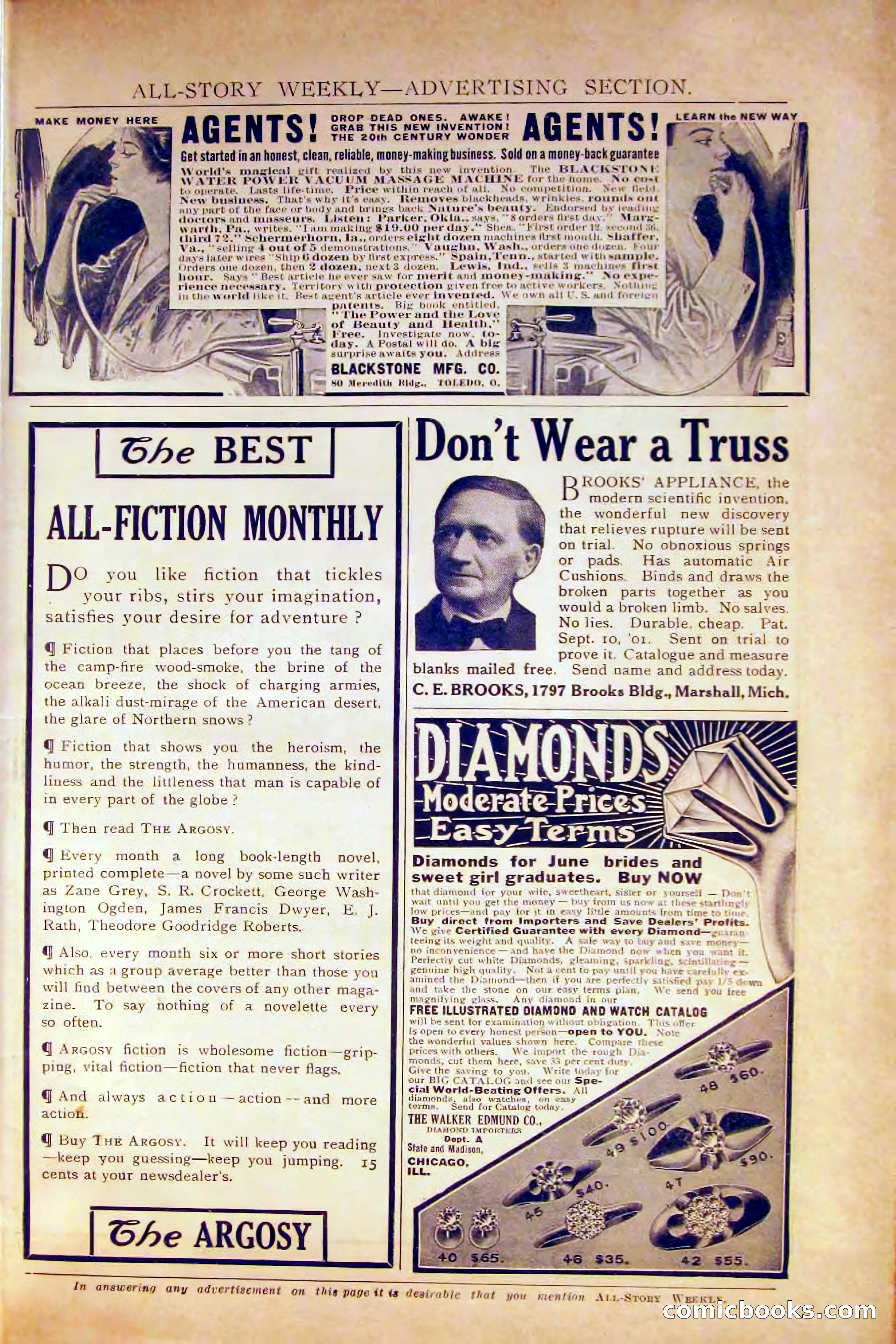 All-Story Weekly, June 5, 1915 — page 9 of 208