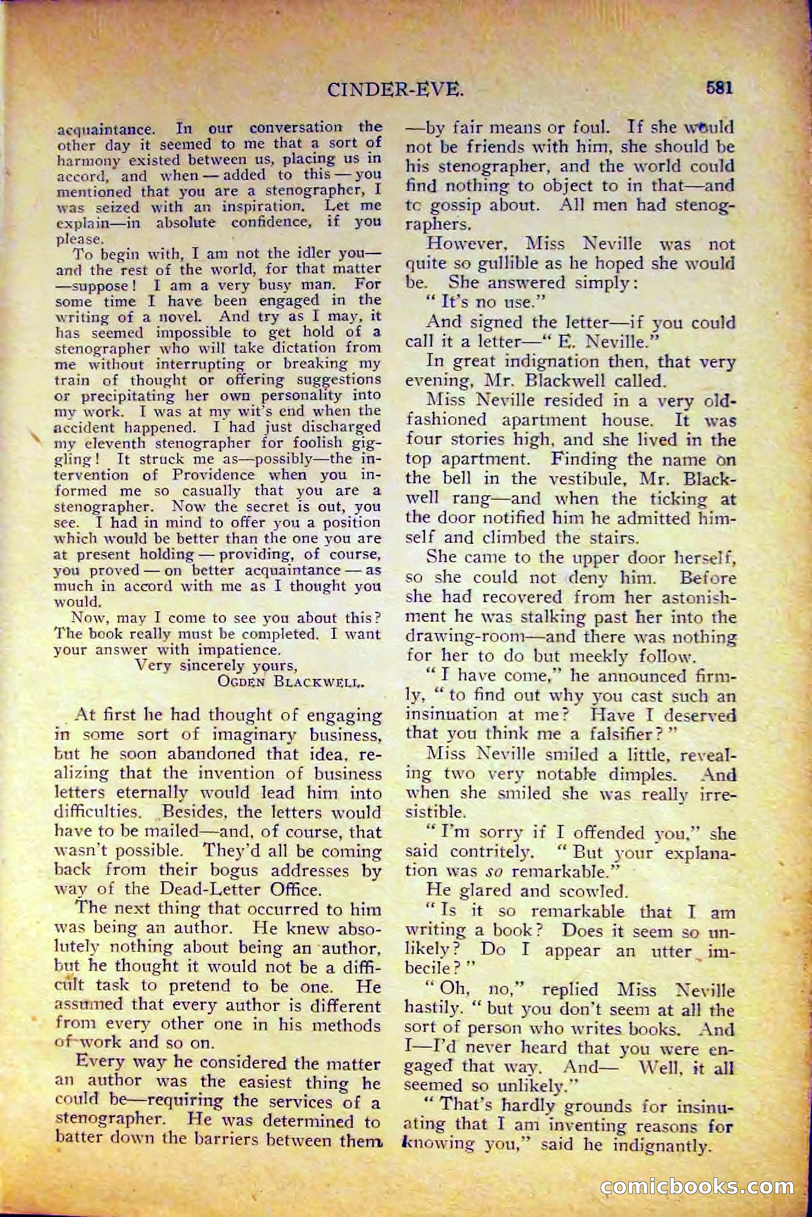 All-Story Weekly, June 5, 1915 — page 15 of 208