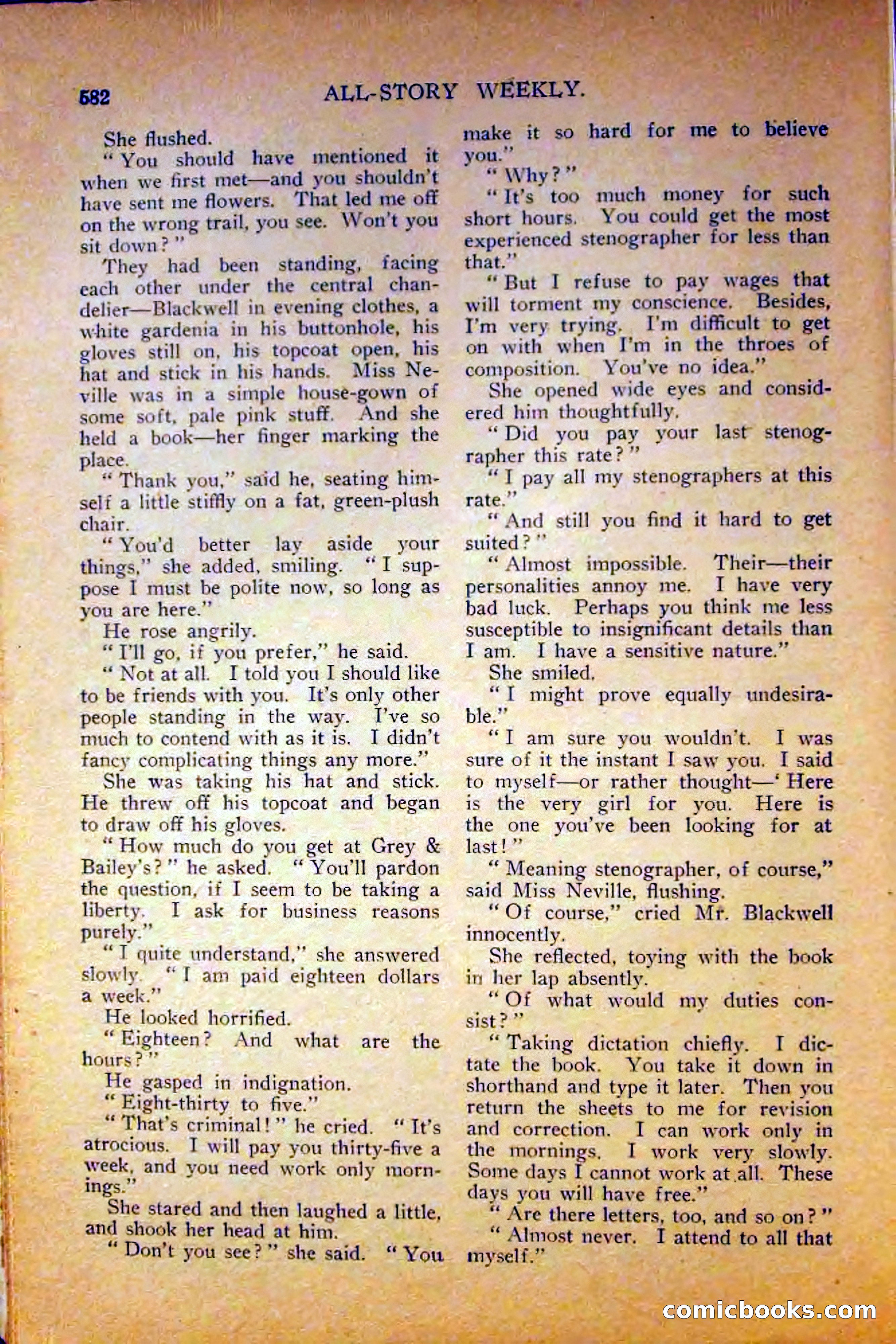 All-Story Weekly, June 5, 1915 — page 16 of 208