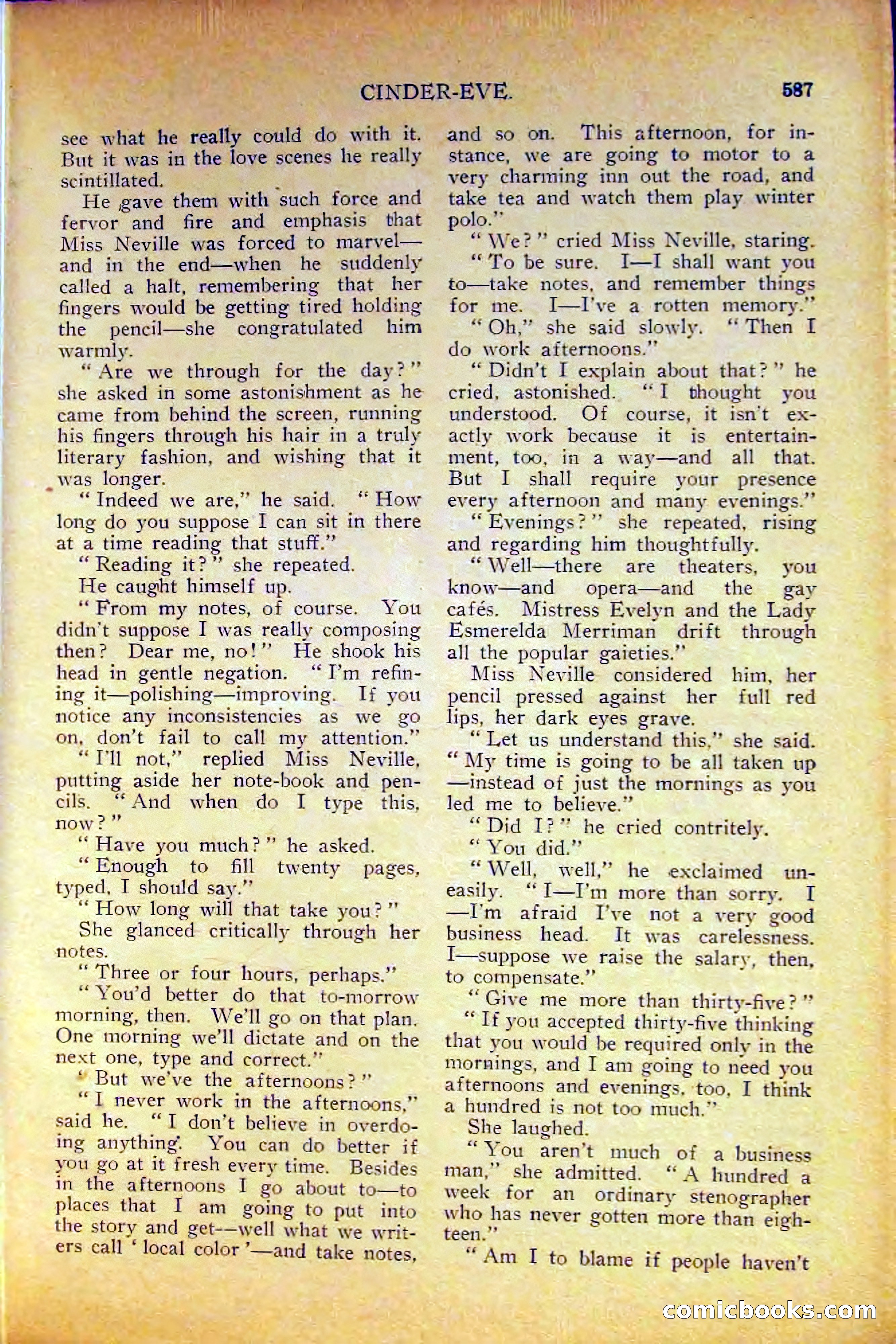 All-Story Weekly, June 5, 1915 — page 21 of 208