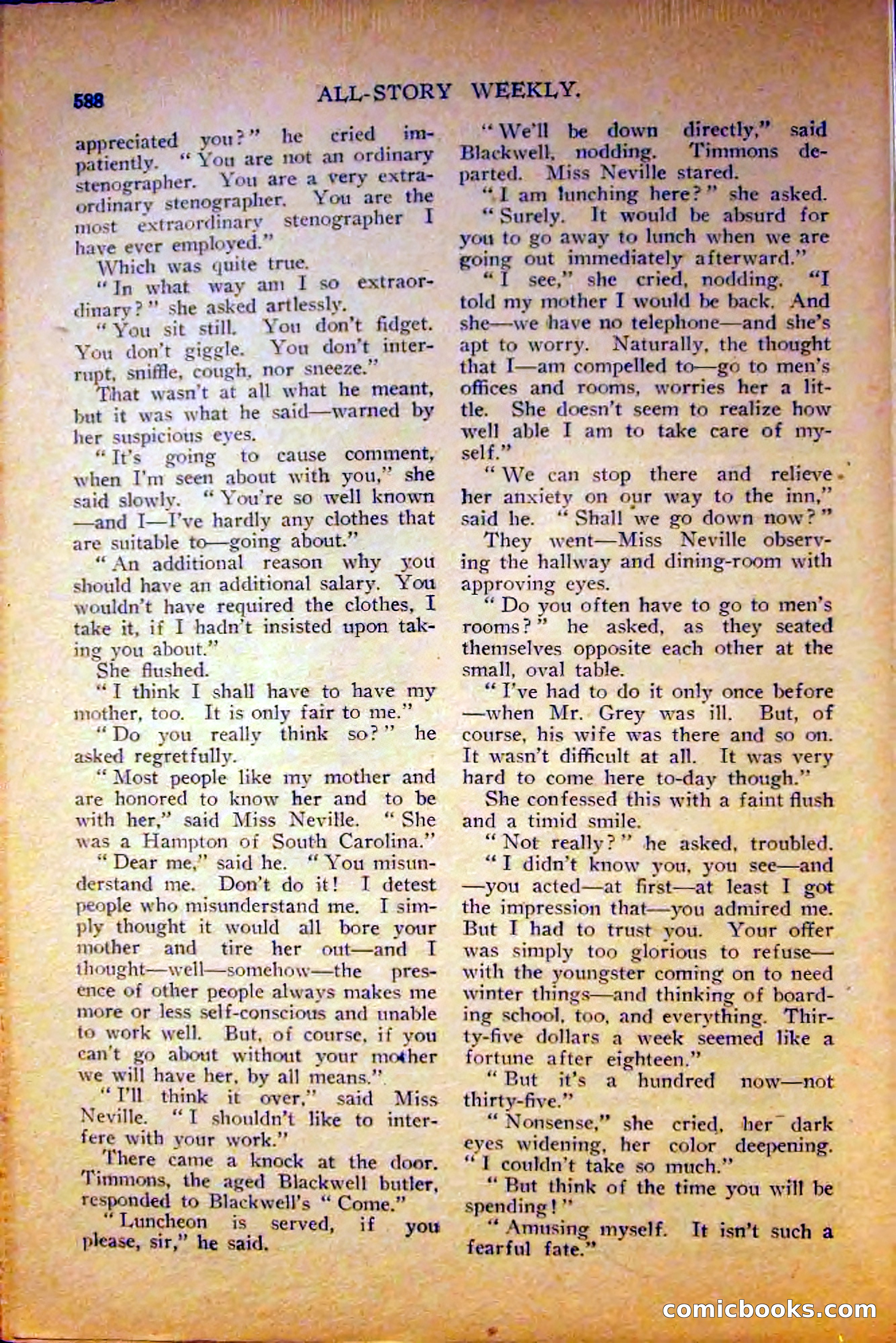 All-Story Weekly, June 5, 1915 — page 22 of 208