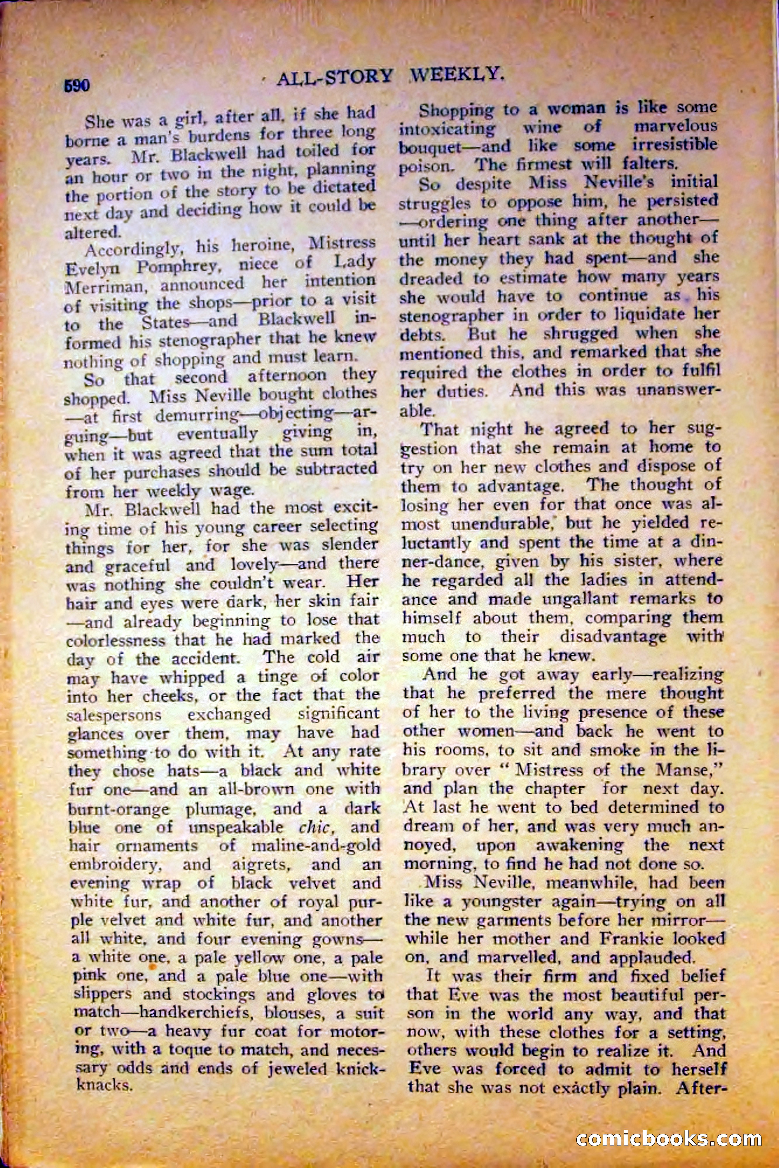 All-Story Weekly, June 5, 1915 — page 24 of 208
