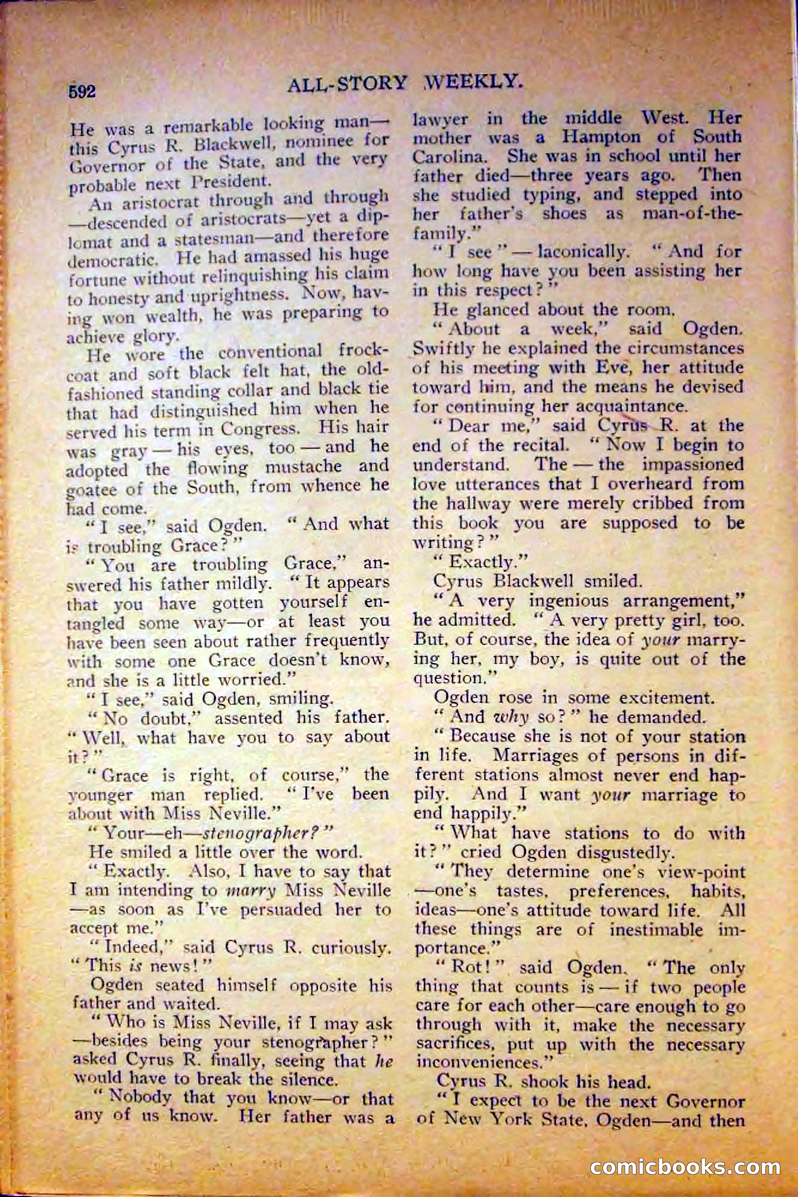 All-Story Weekly, June 5, 1915 — page 26 of 208