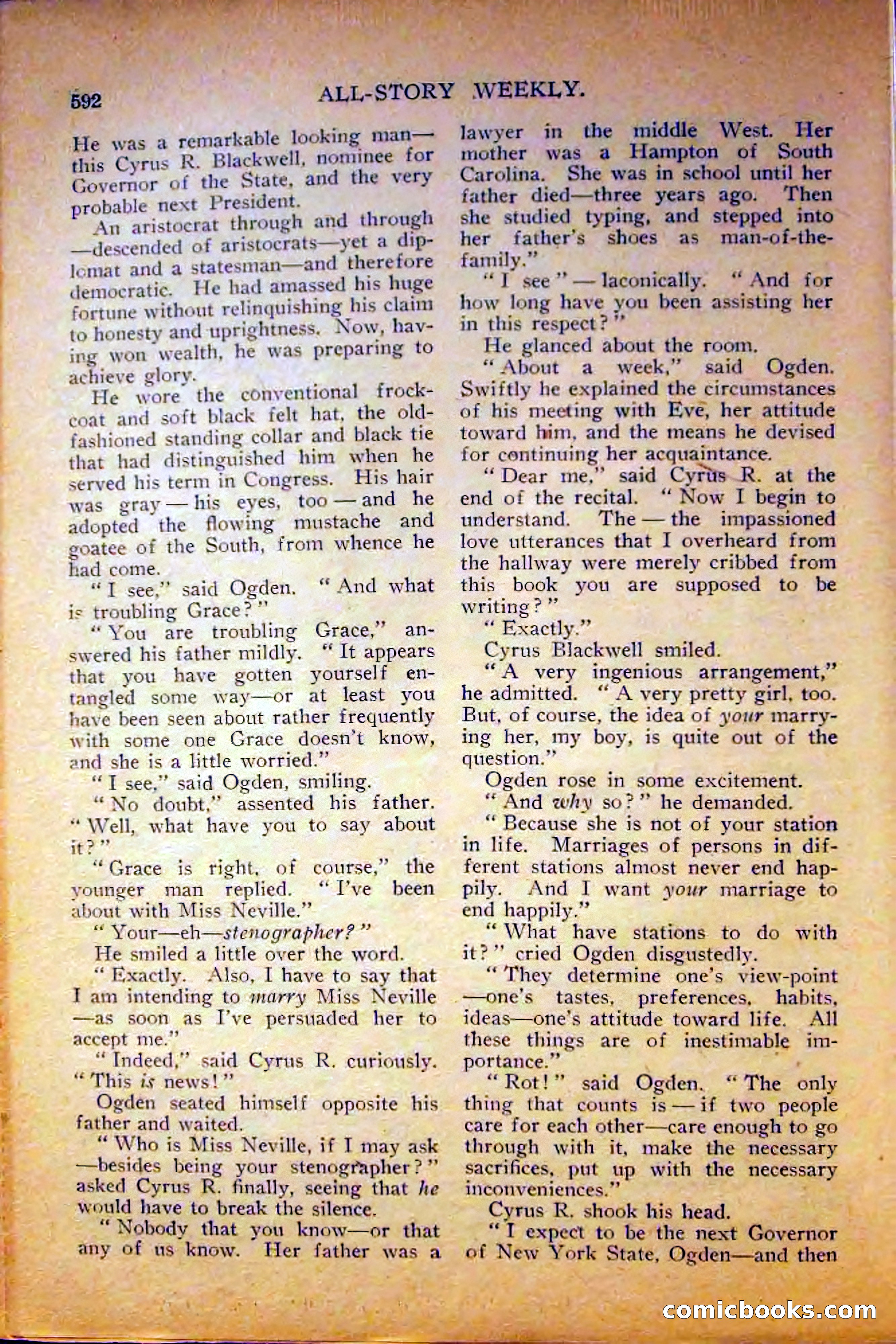 All-Story Weekly, June 5, 1915 — page 28 of 208