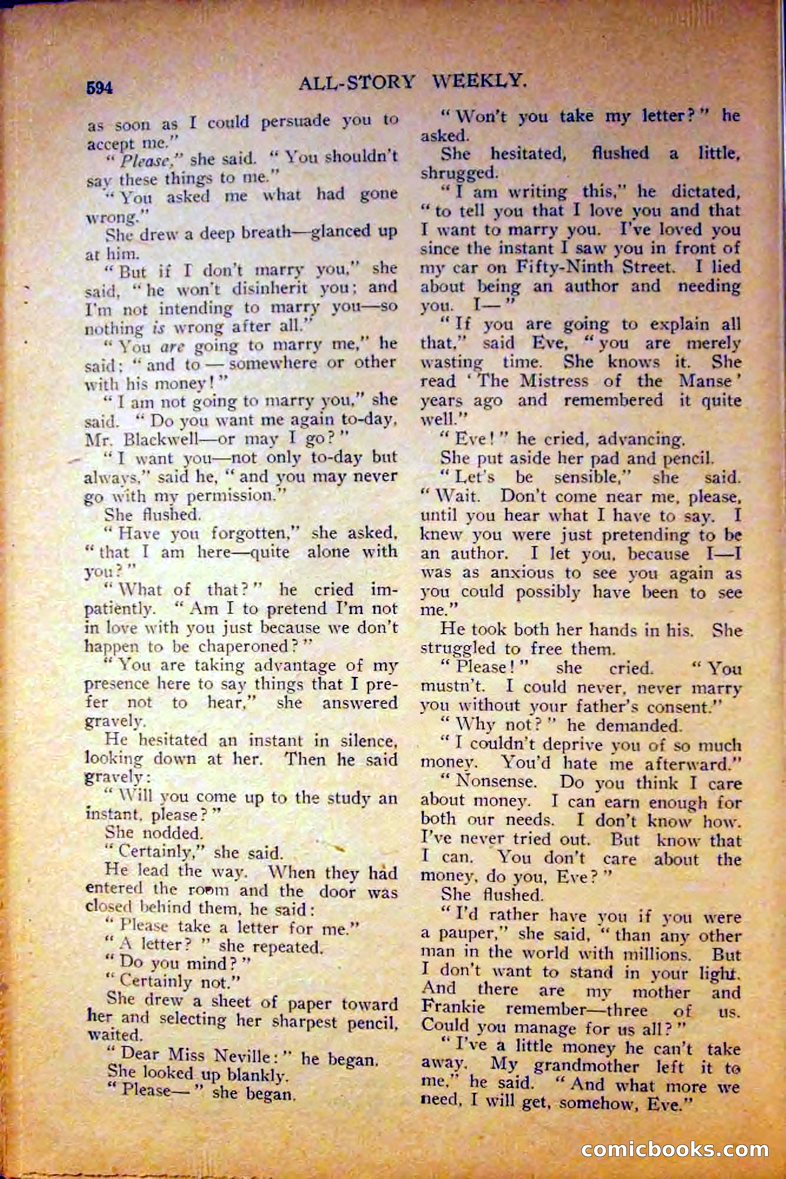 All-Story Weekly, June 5, 1915 — page 32 of 208
