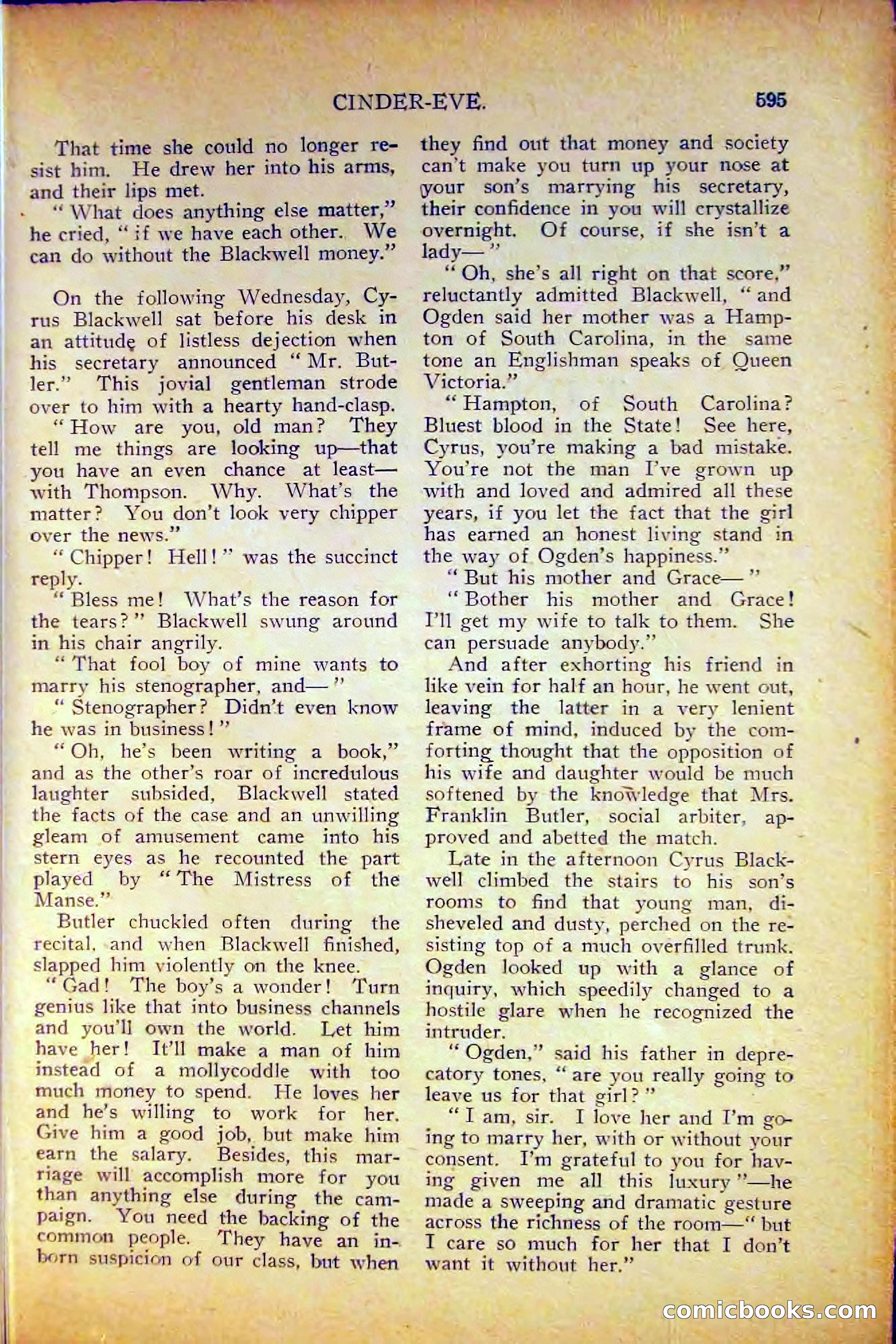 All-Story Weekly, June 5, 1915 — page 33 of 208