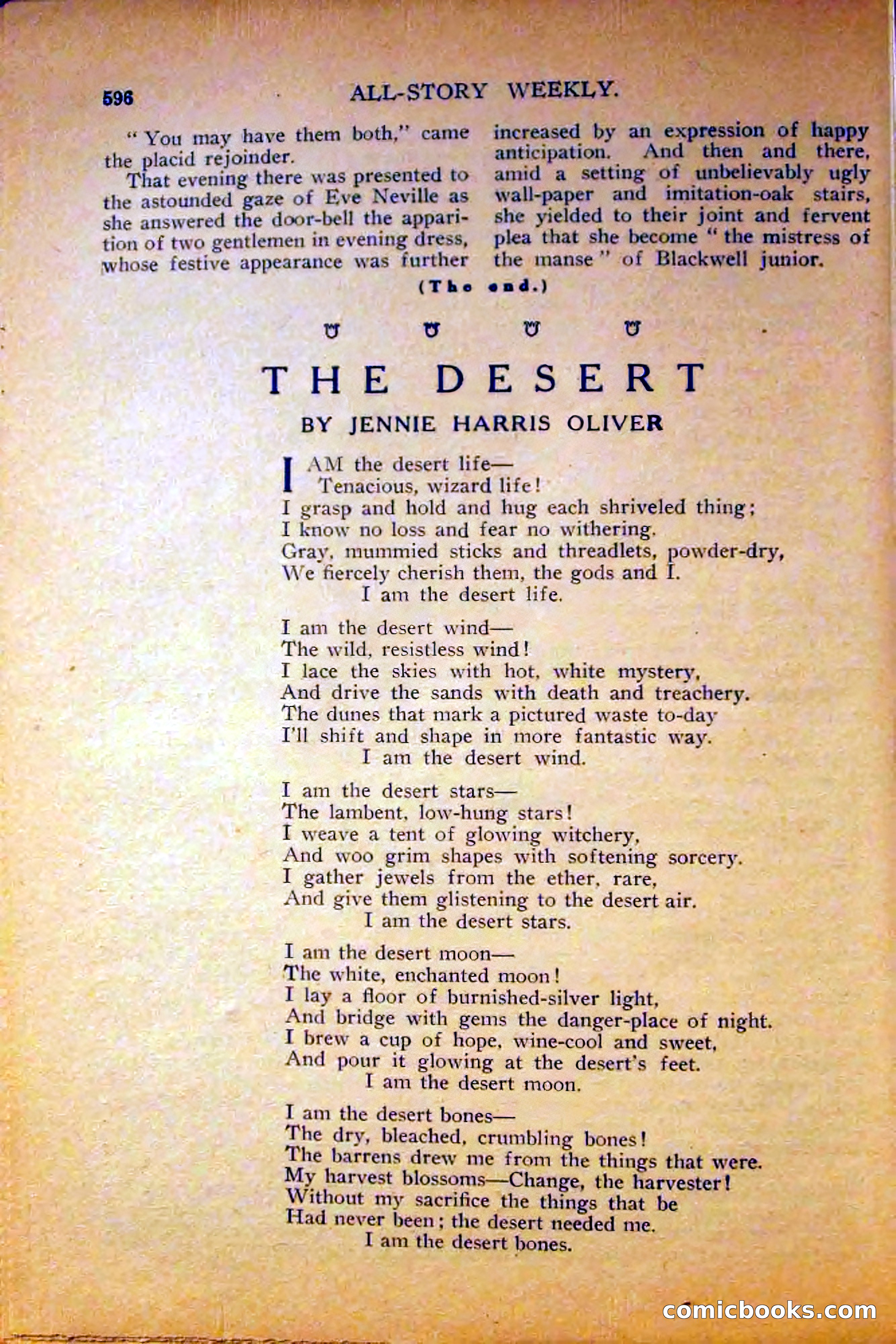 All-Story Weekly, June 5, 1915 — page 34 of 208