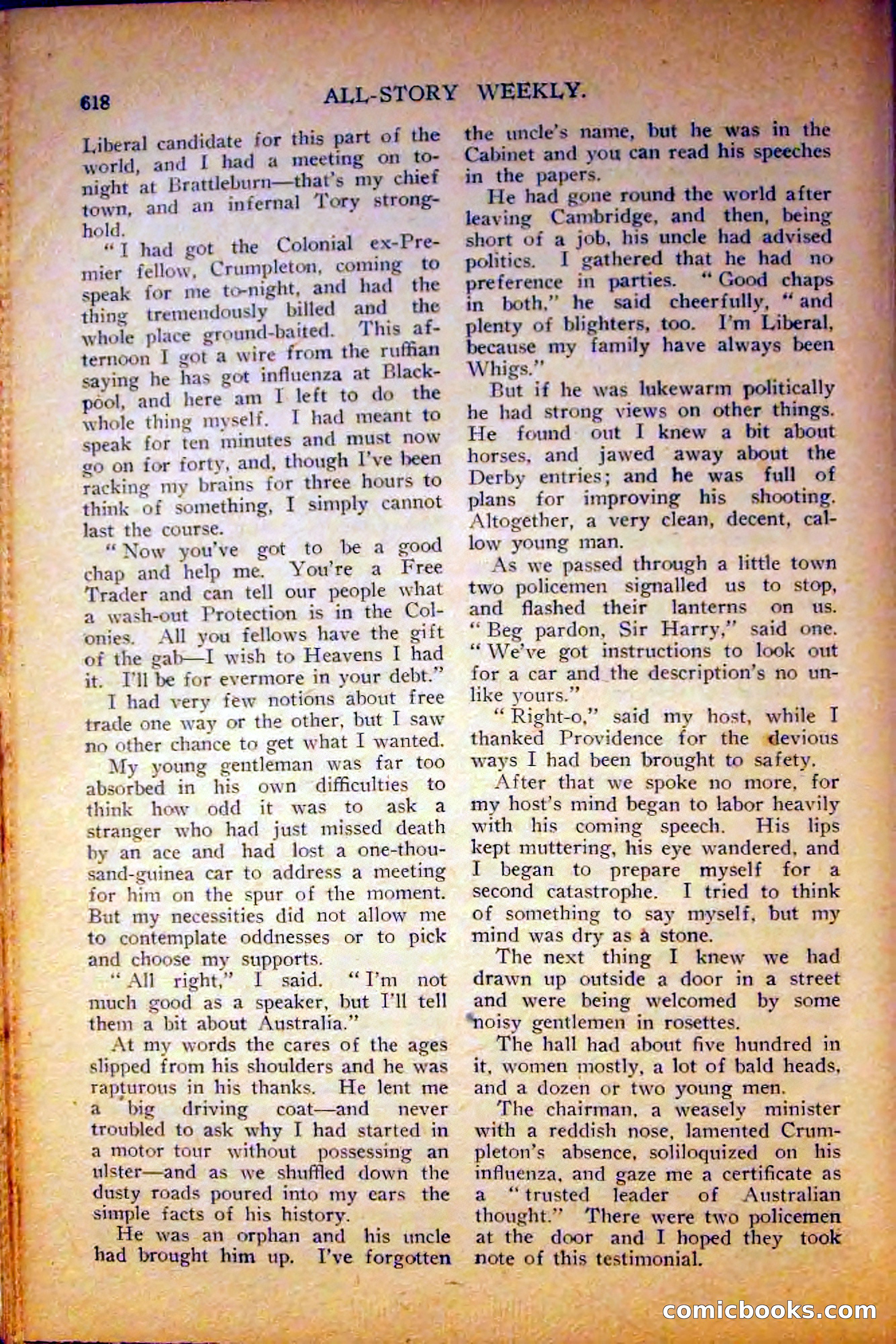 All-Story Weekly, June 5, 1915 — page 56 of 208