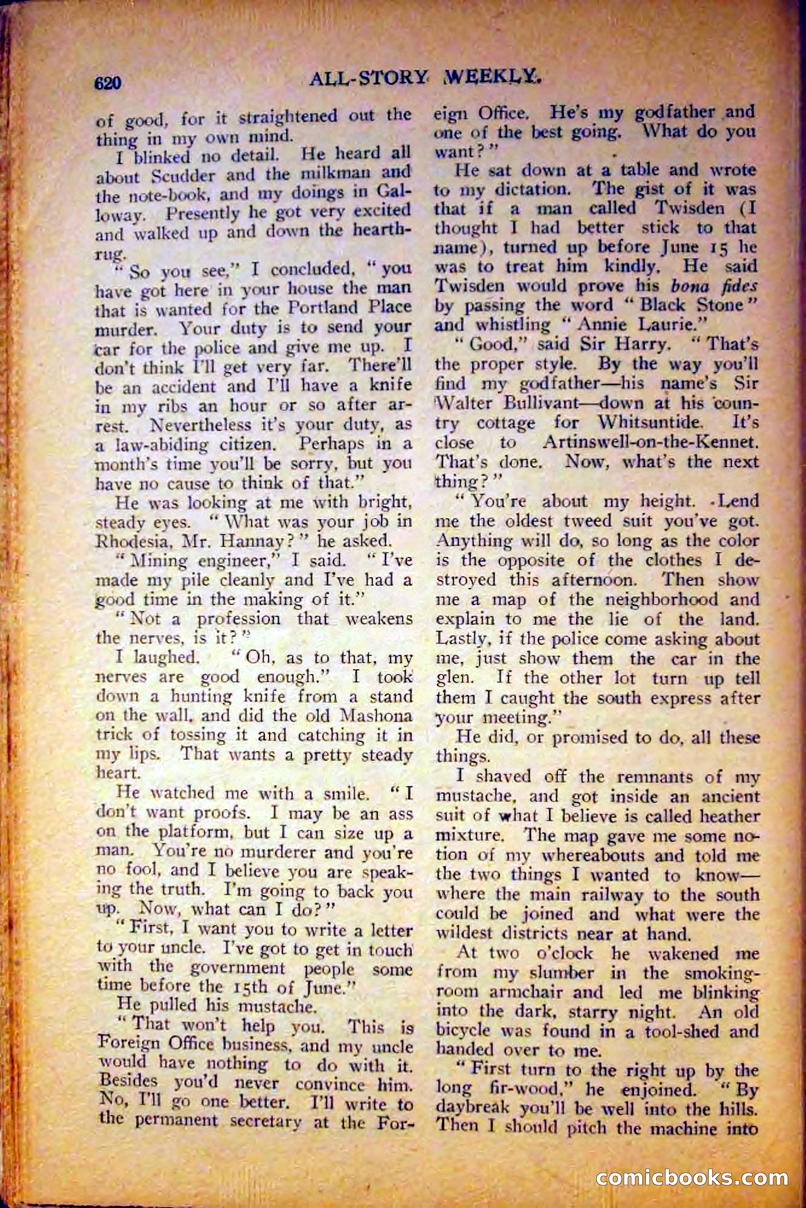 All-Story Weekly, June 5, 1915 — page 58 of 208