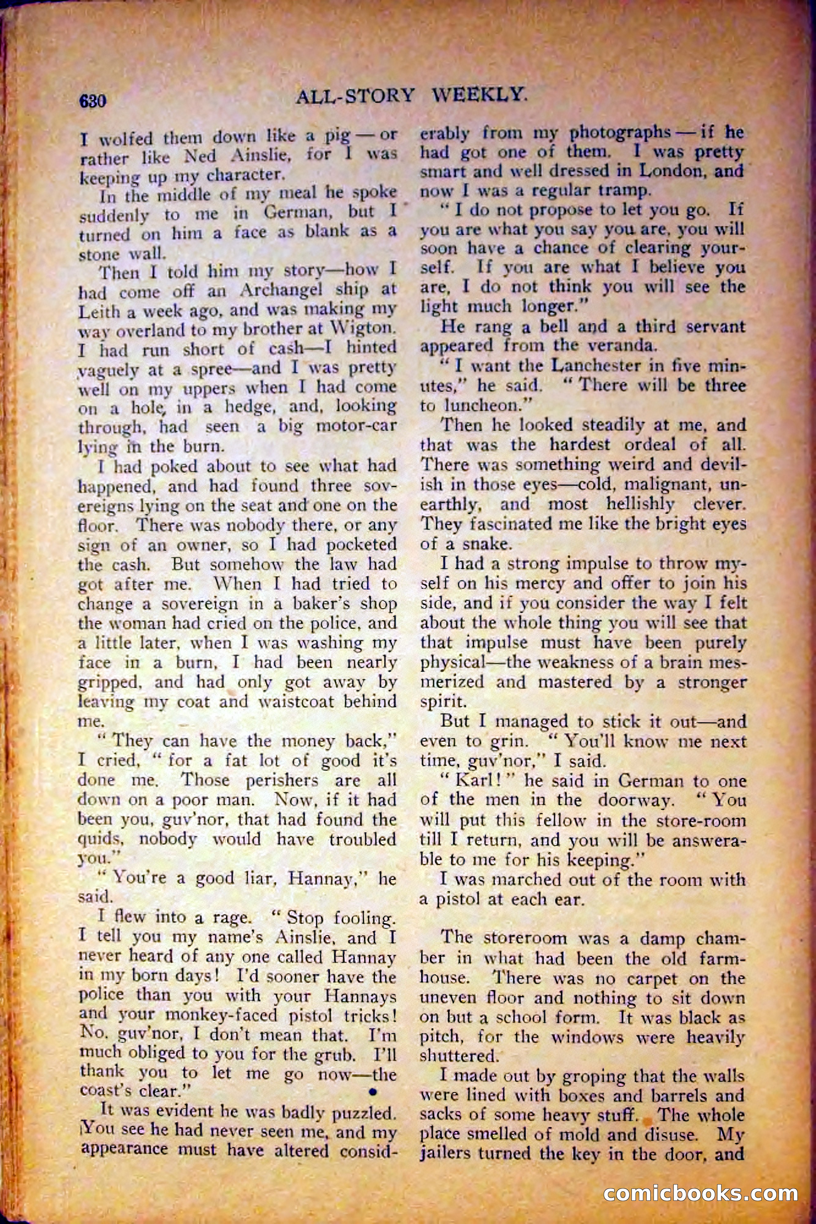 All-Story Weekly, June 5, 1915 — page 68 of 208