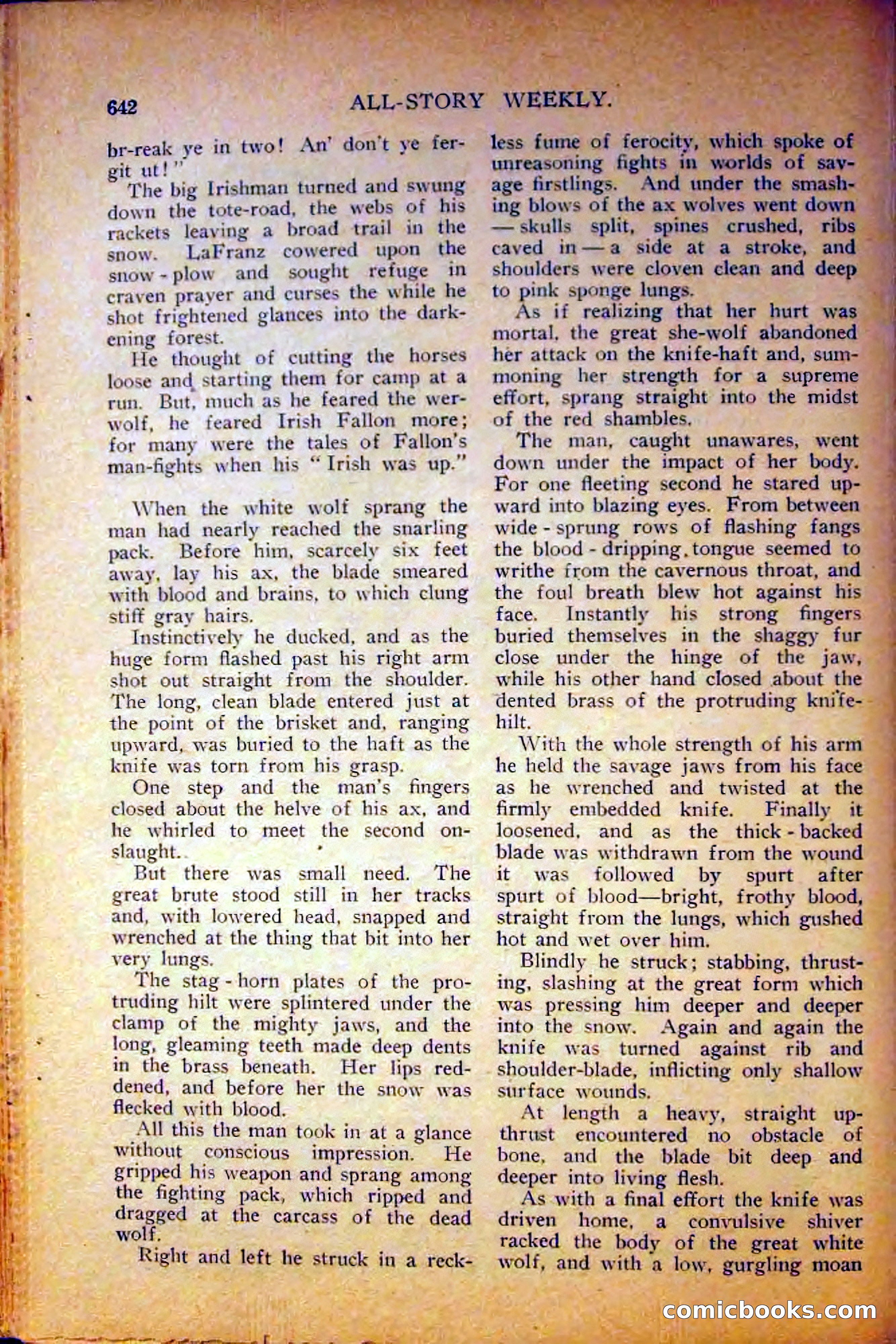 All-Story Weekly, June 5, 1915 — page 80 of 208