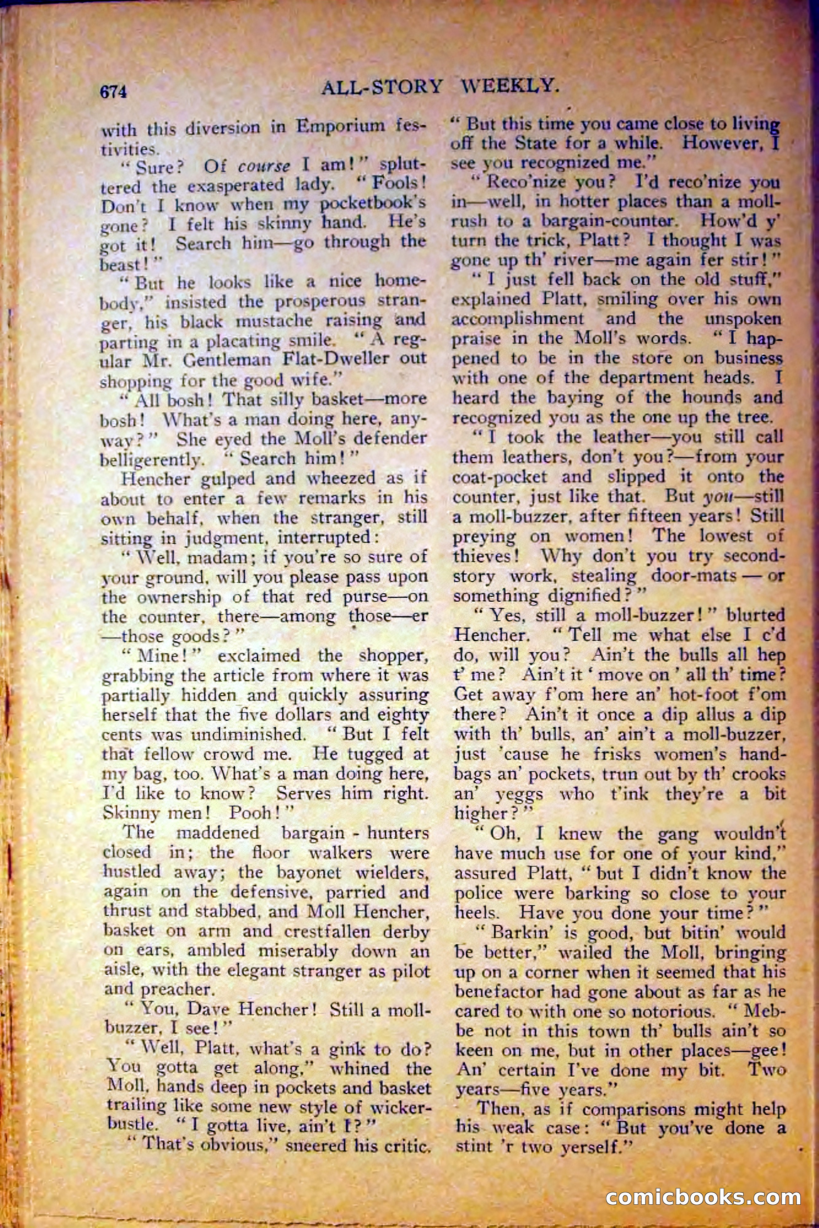 All-Story Weekly, June 5, 1915 — page 112 of 208