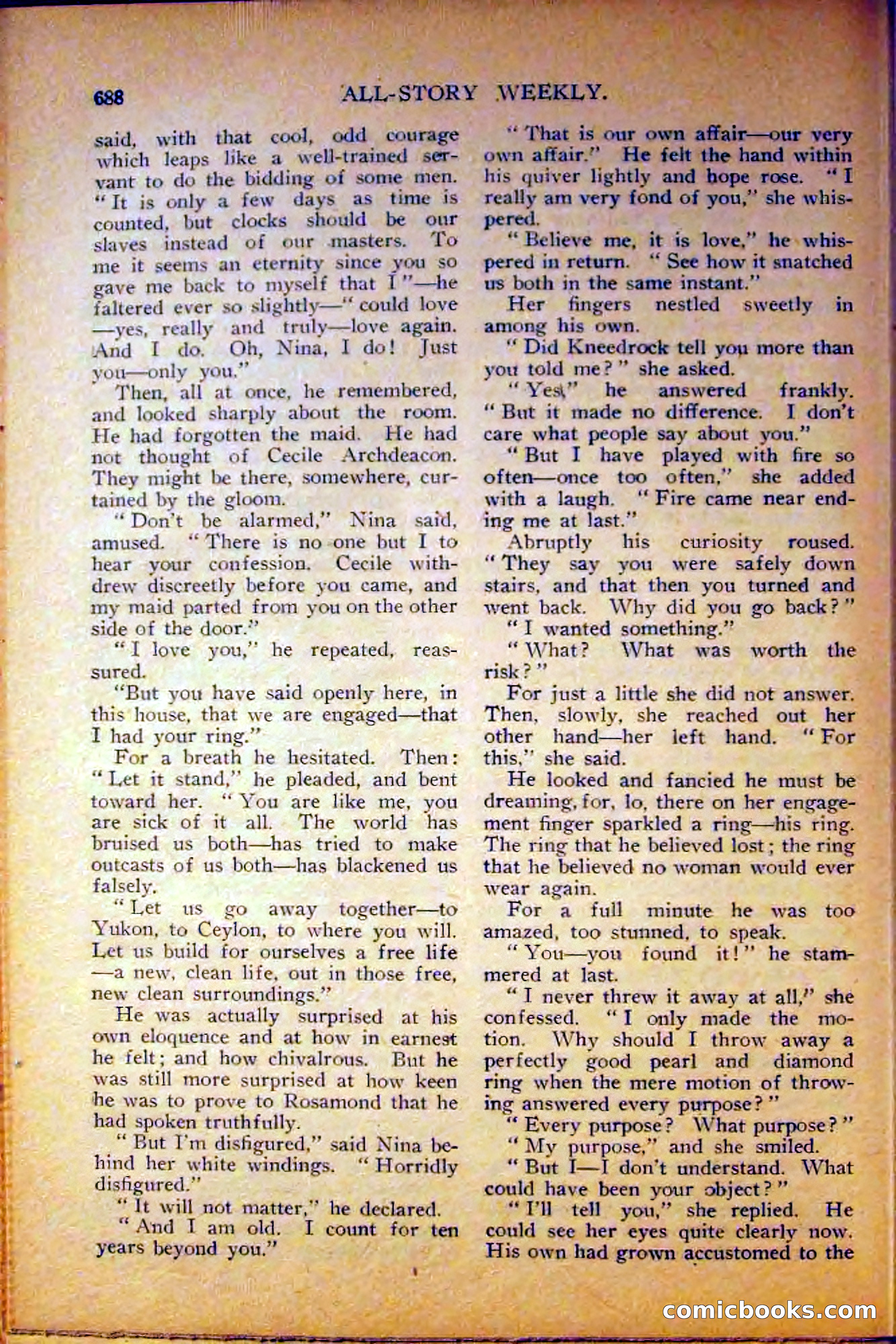 All-Story Weekly, June 5, 1915 — page 126 of 208