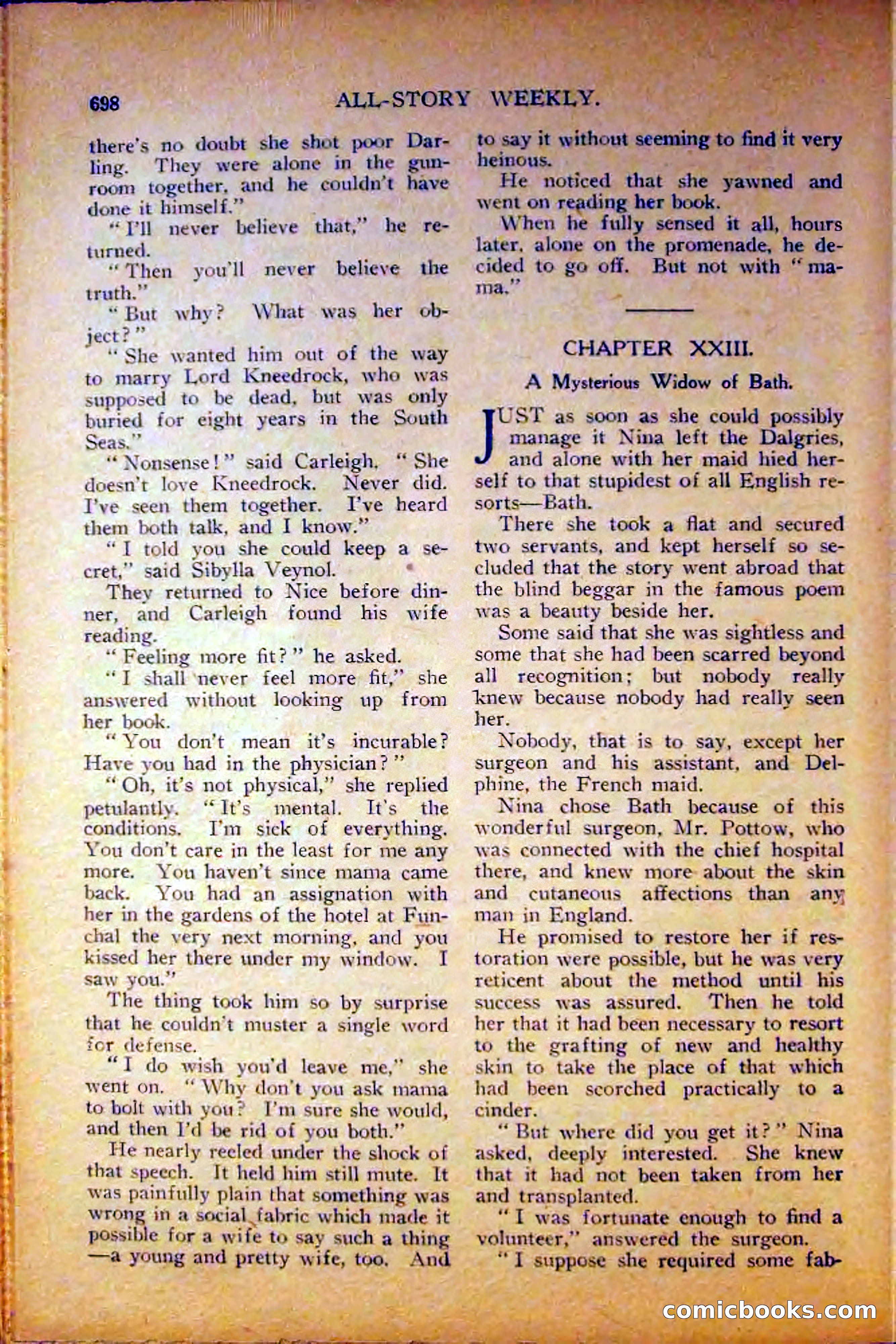 All-Story Weekly, June 5, 1915 — page 136 of 208