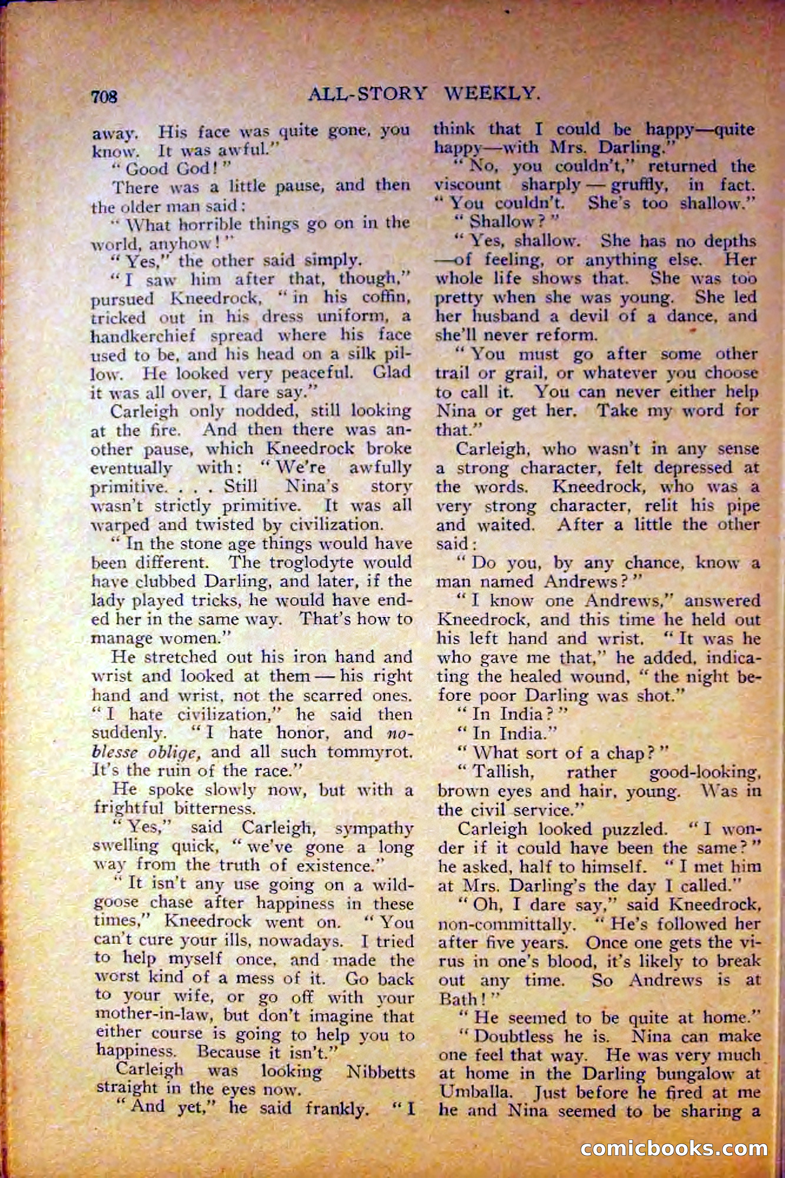 All-Story Weekly, June 5, 1915 — page 146 of 208