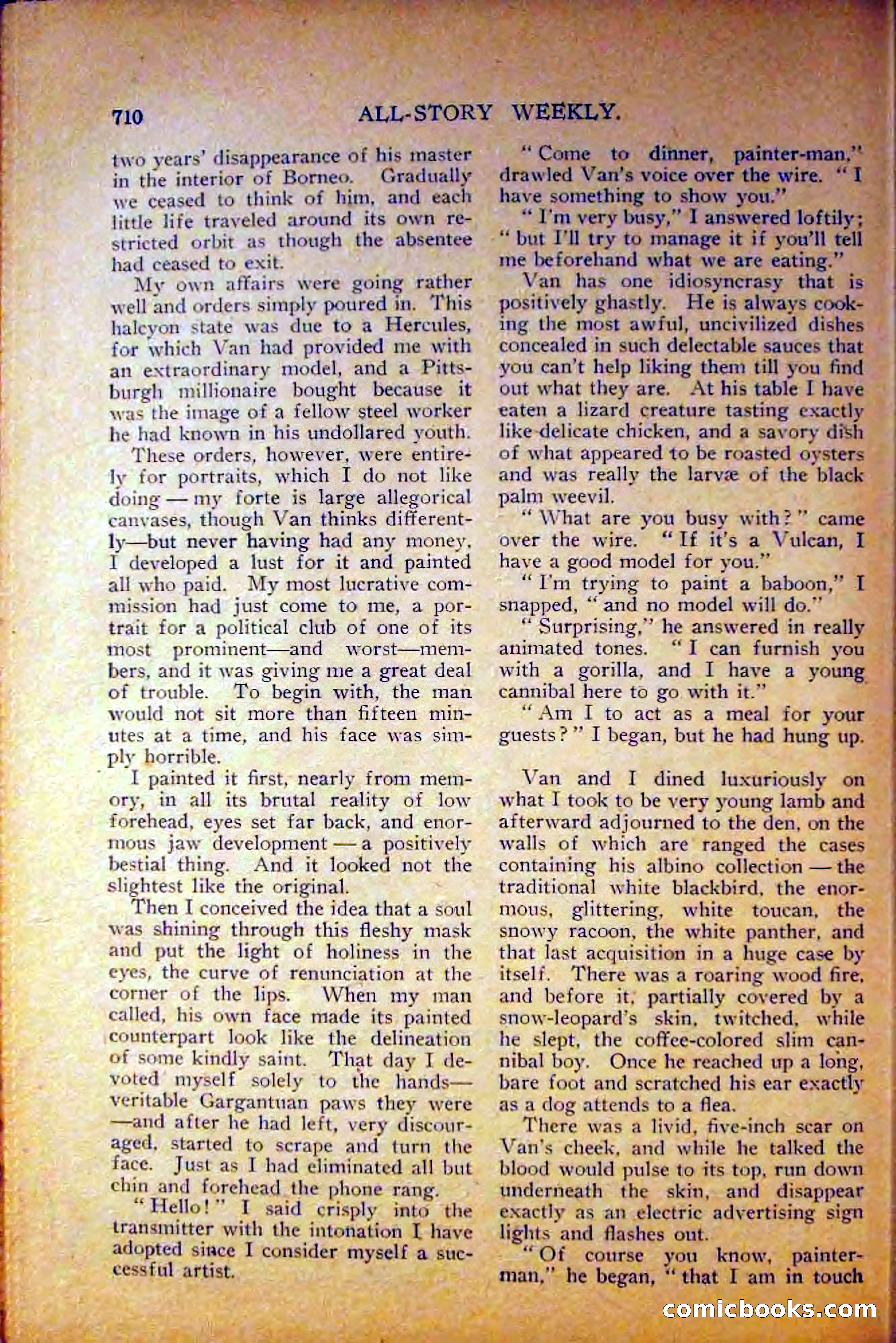 All-Story Weekly, June 5, 1915 — page 148 of 208