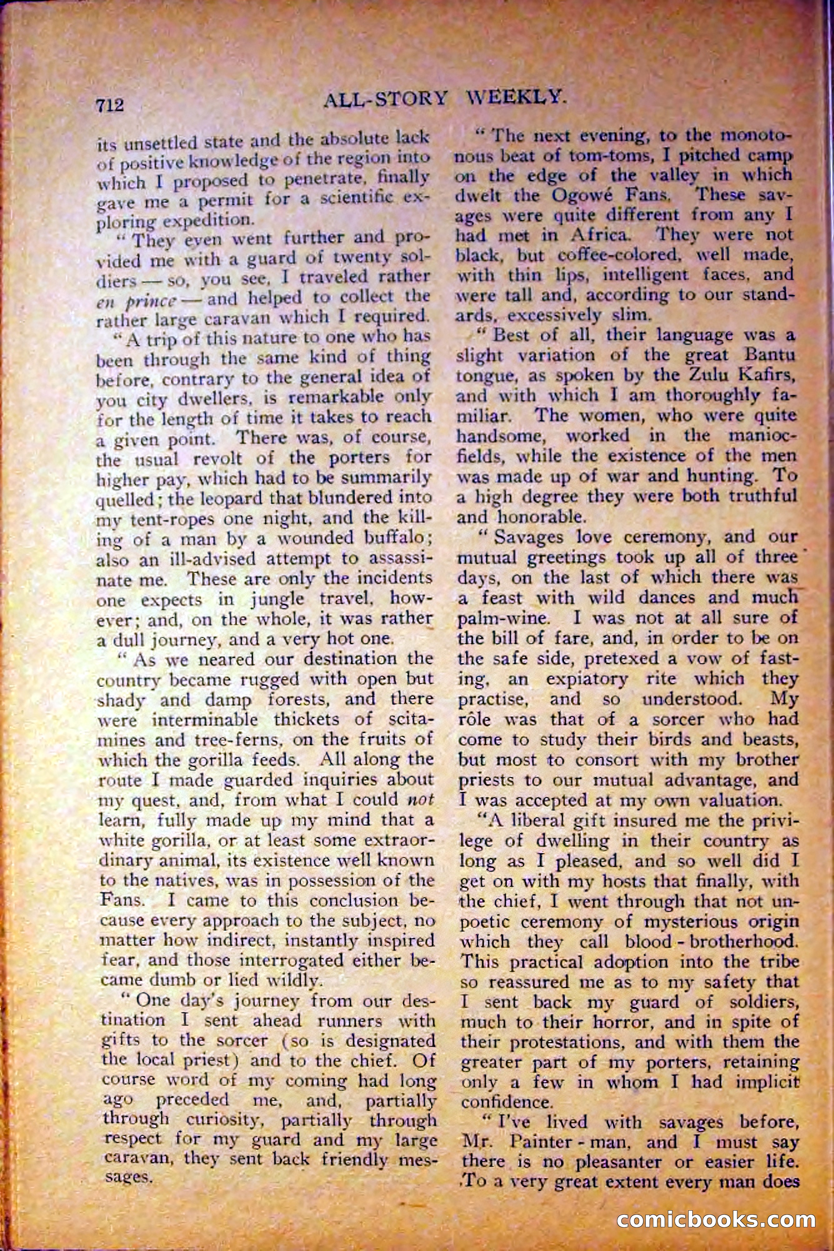 All-Story Weekly, June 5, 1915 — page 150 of 208