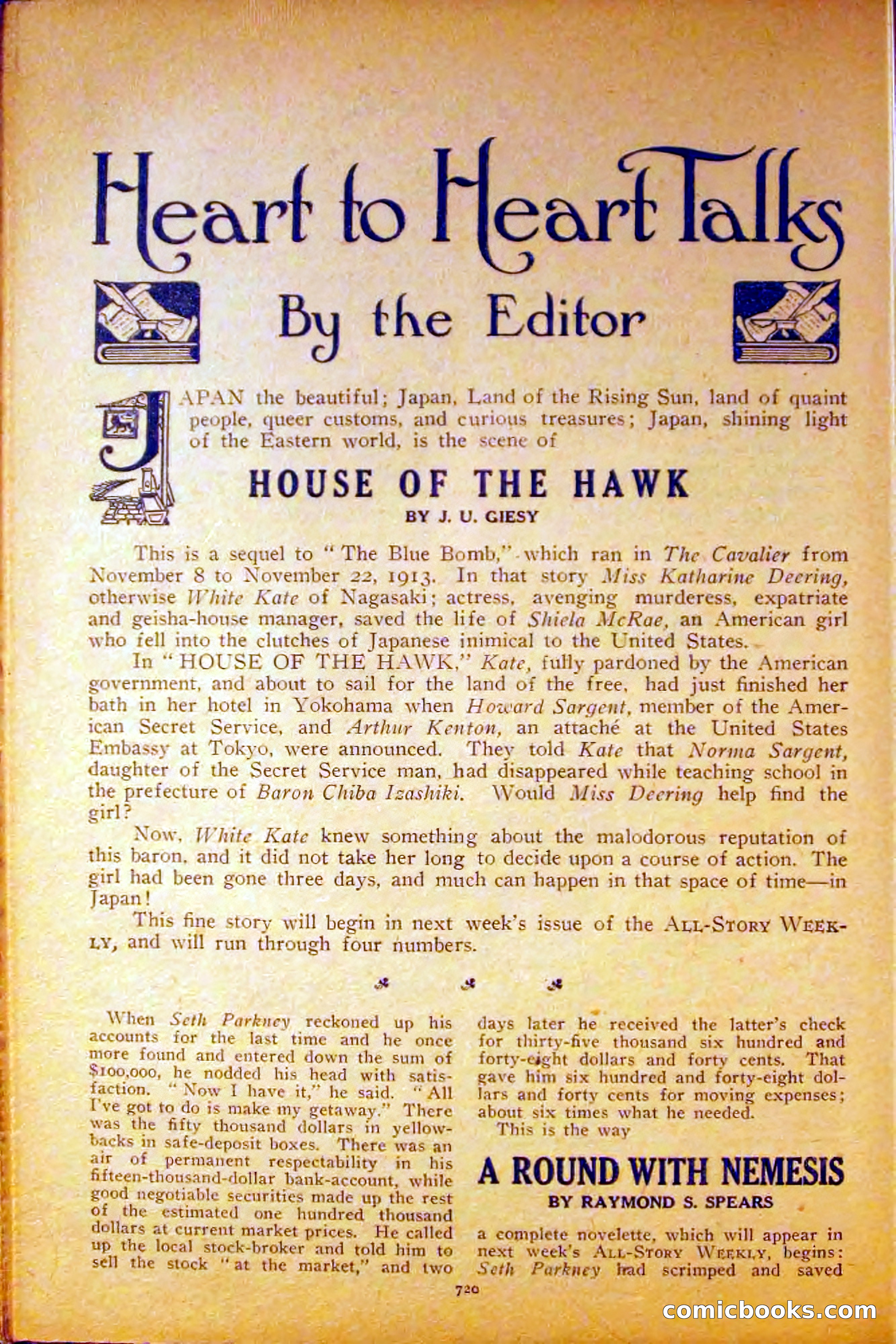 All-Story Weekly, June 5, 1915 — page 158 of 208