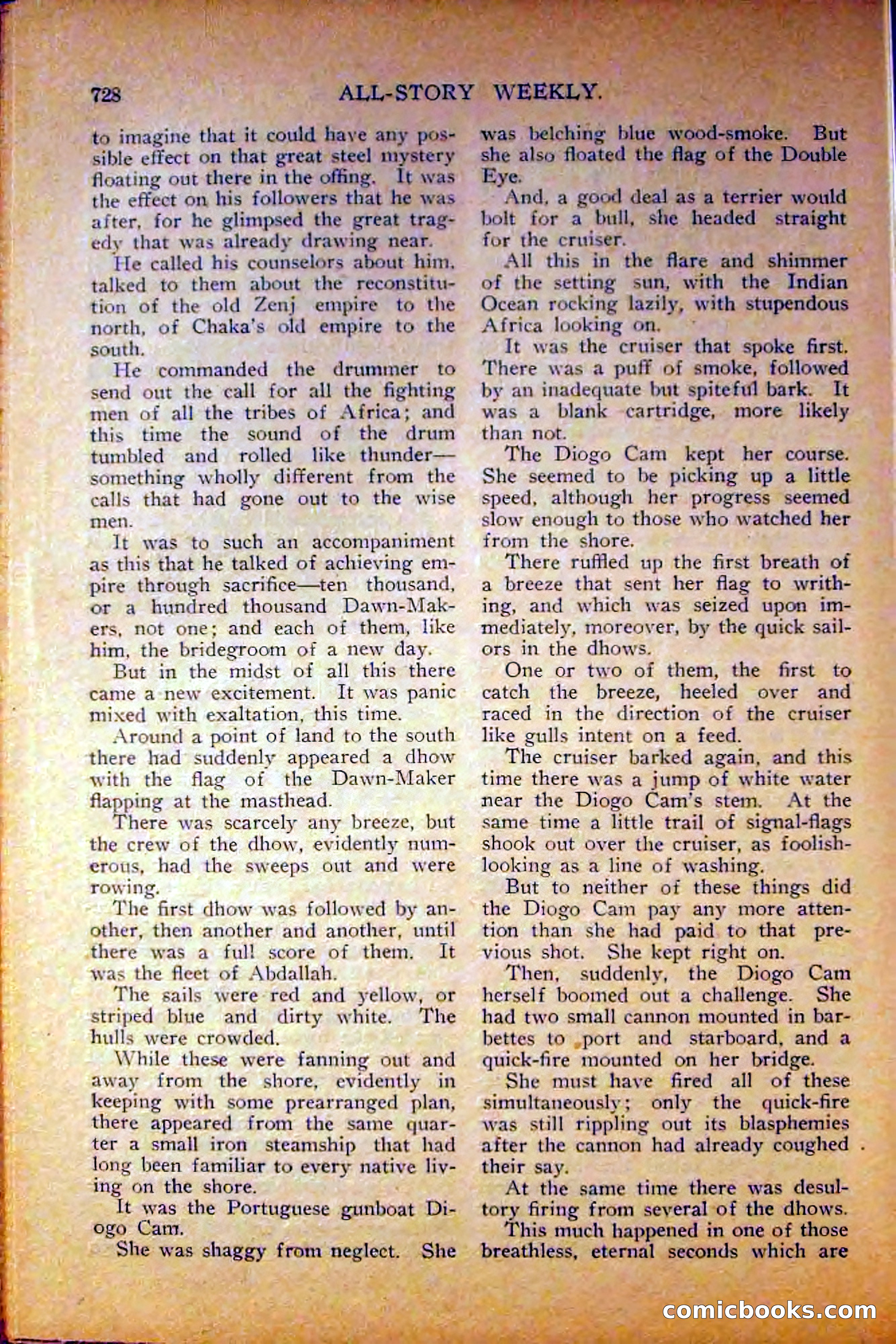 All-Story Weekly, June 5, 1915 — page 166 of 208
