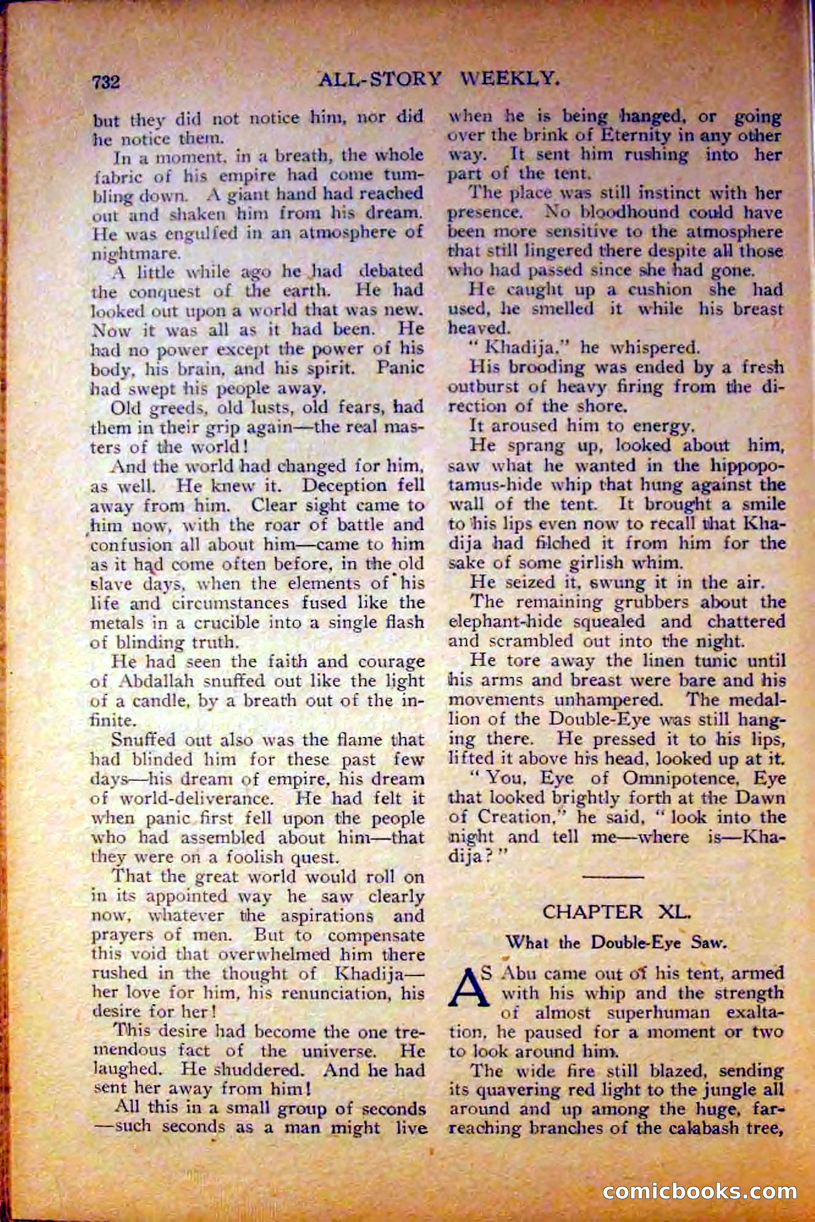 All-Story Weekly, June 5, 1915 — page 170 of 208