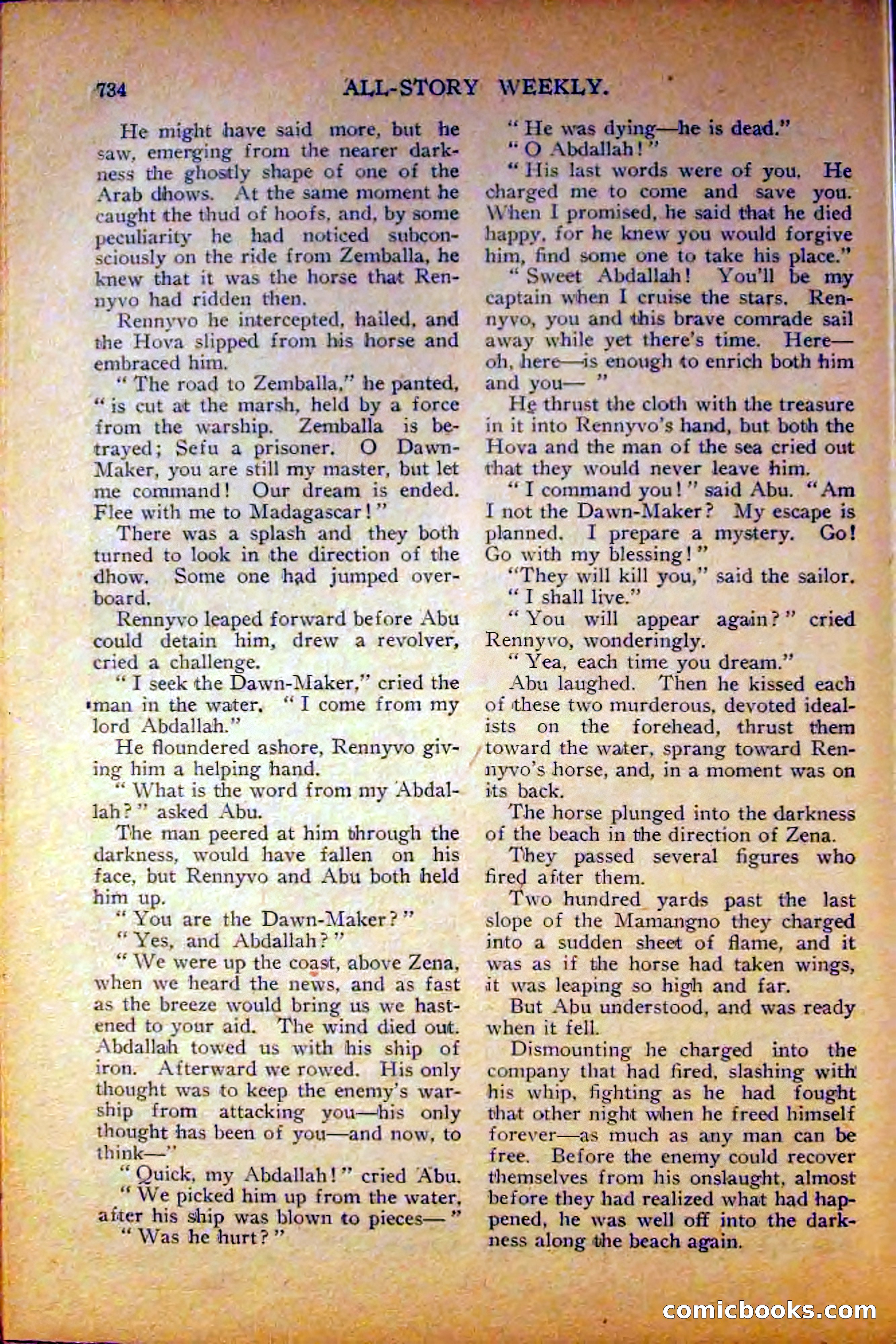 All-Story Weekly, June 5, 1915 — page 172 of 208
