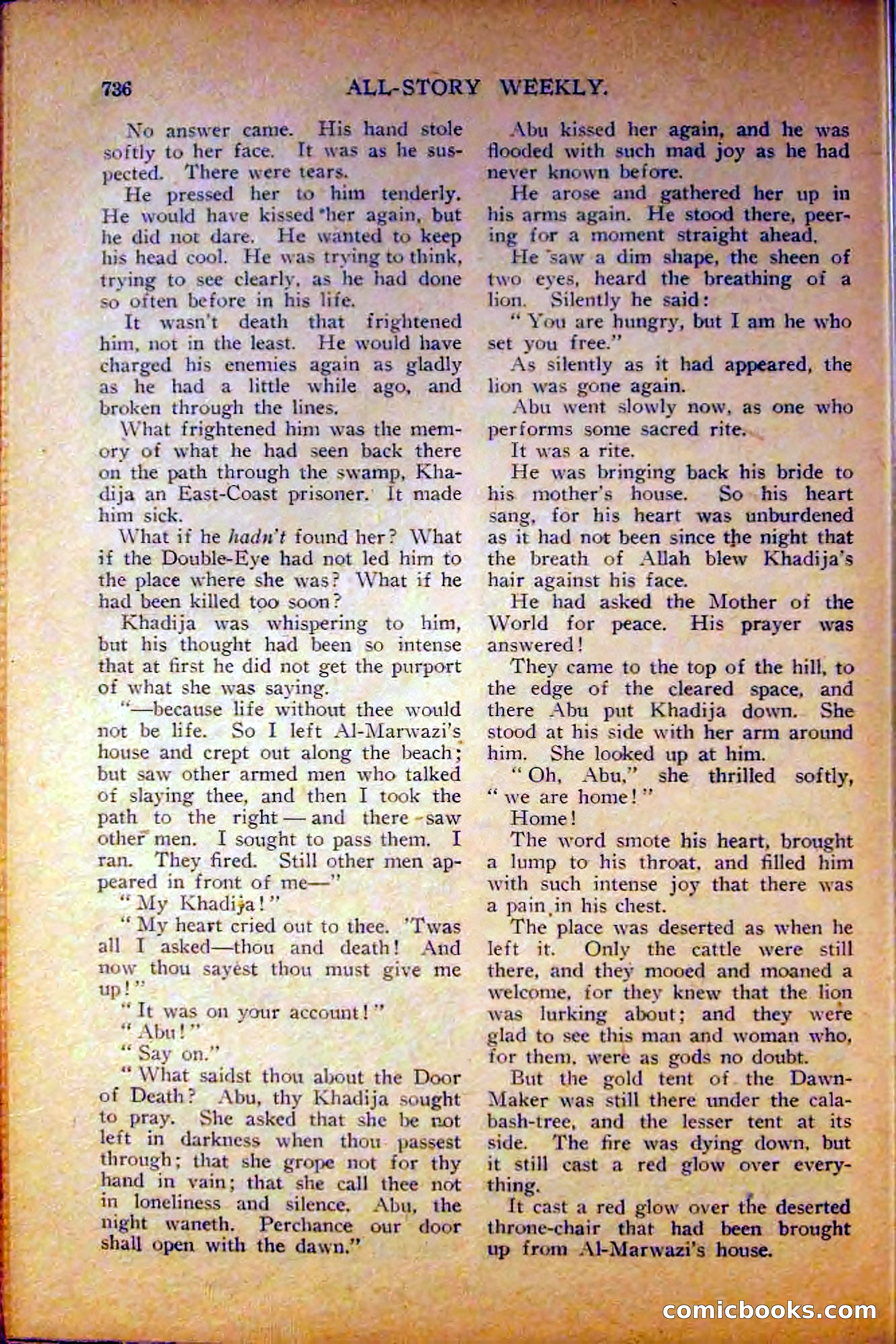 All-Story Weekly, June 5, 1915 — page 174 of 208