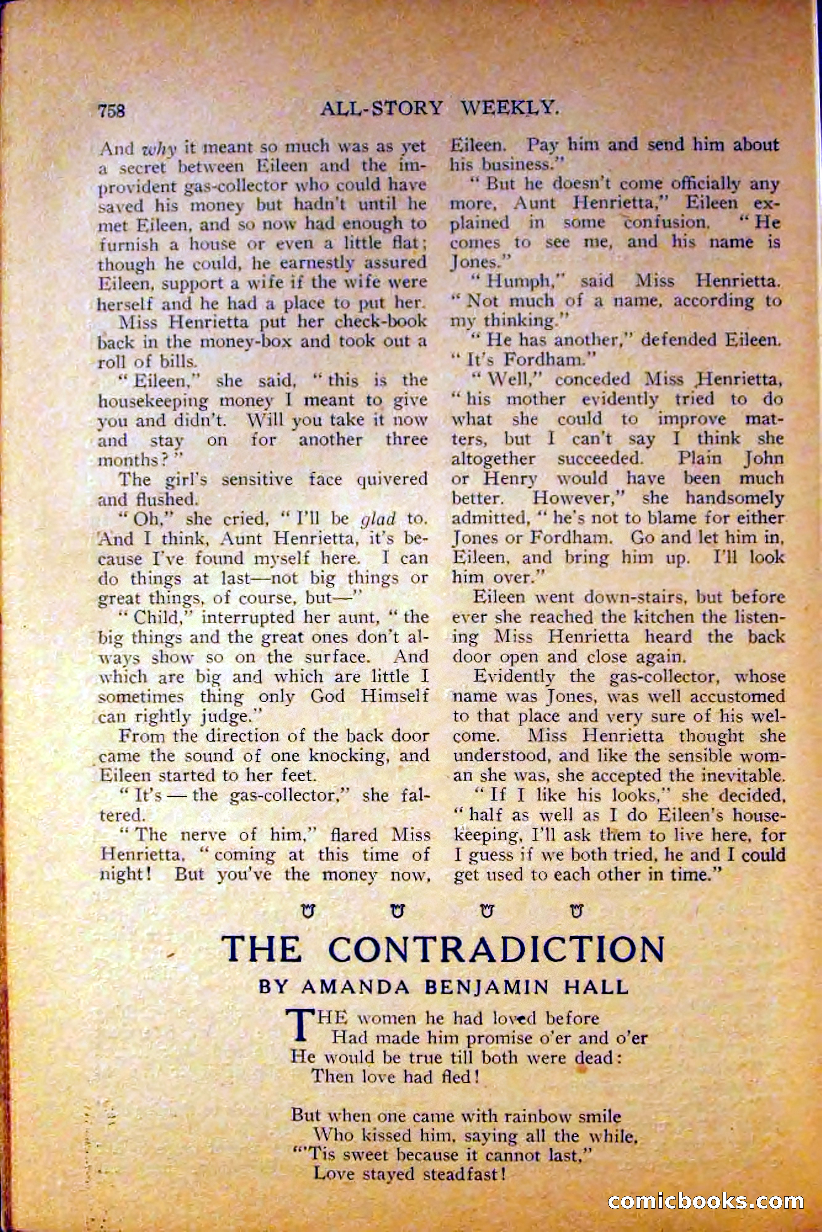 All-Story Weekly, June 5, 1915 — page 196 of 208