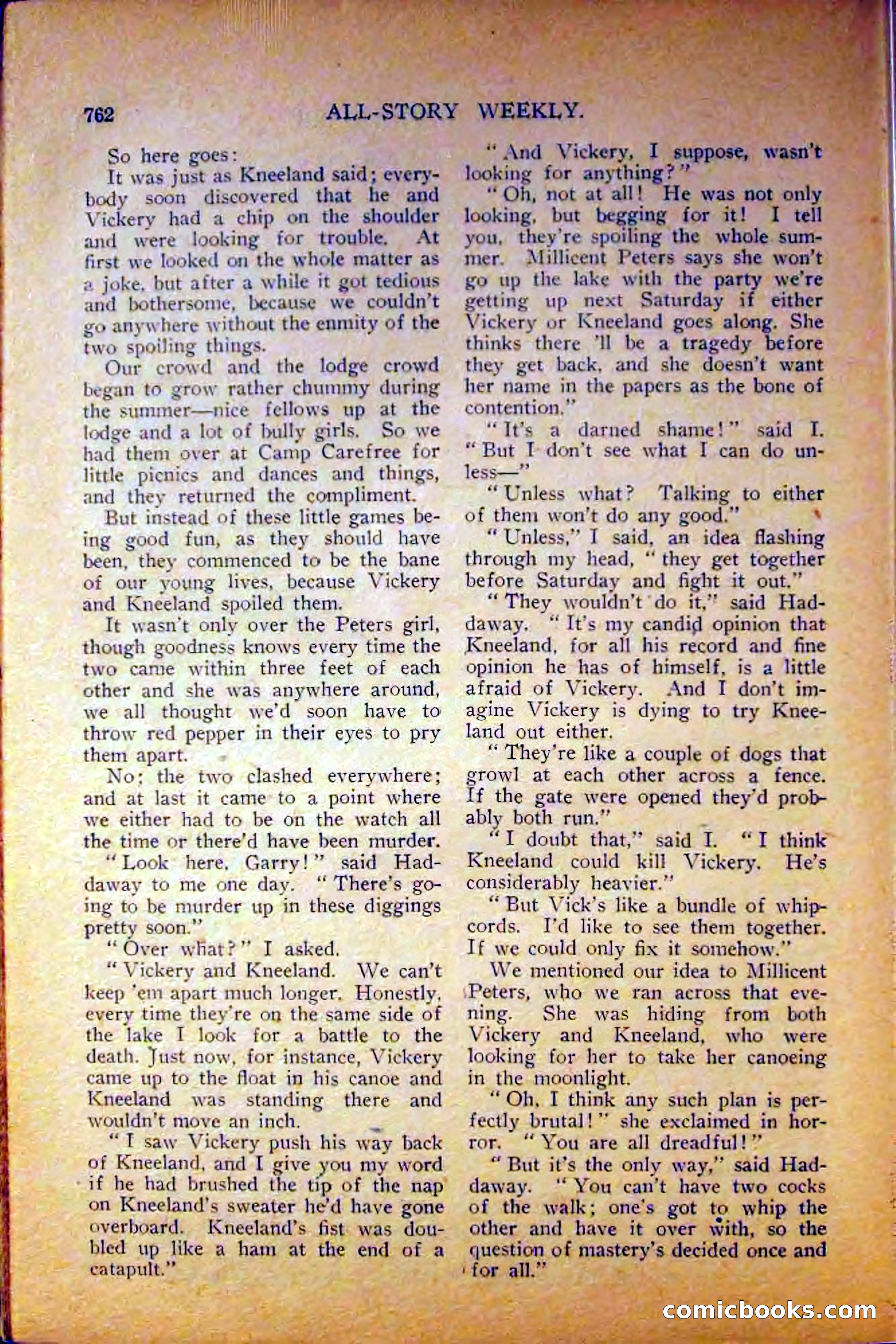All-Story Weekly, June 5, 1915 — page 200 of 208