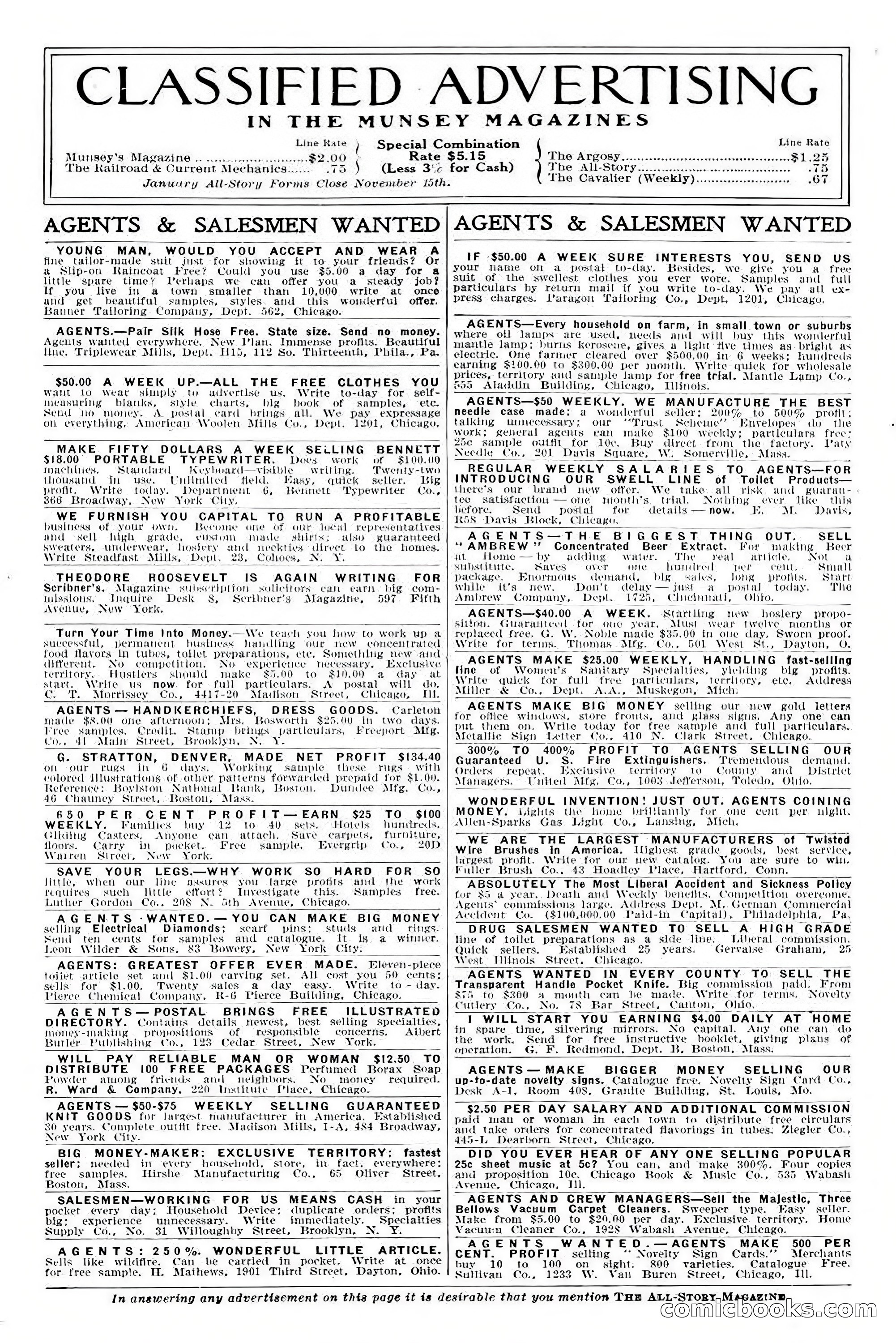 All Story Magazine, December 1913 — page 6 of 266