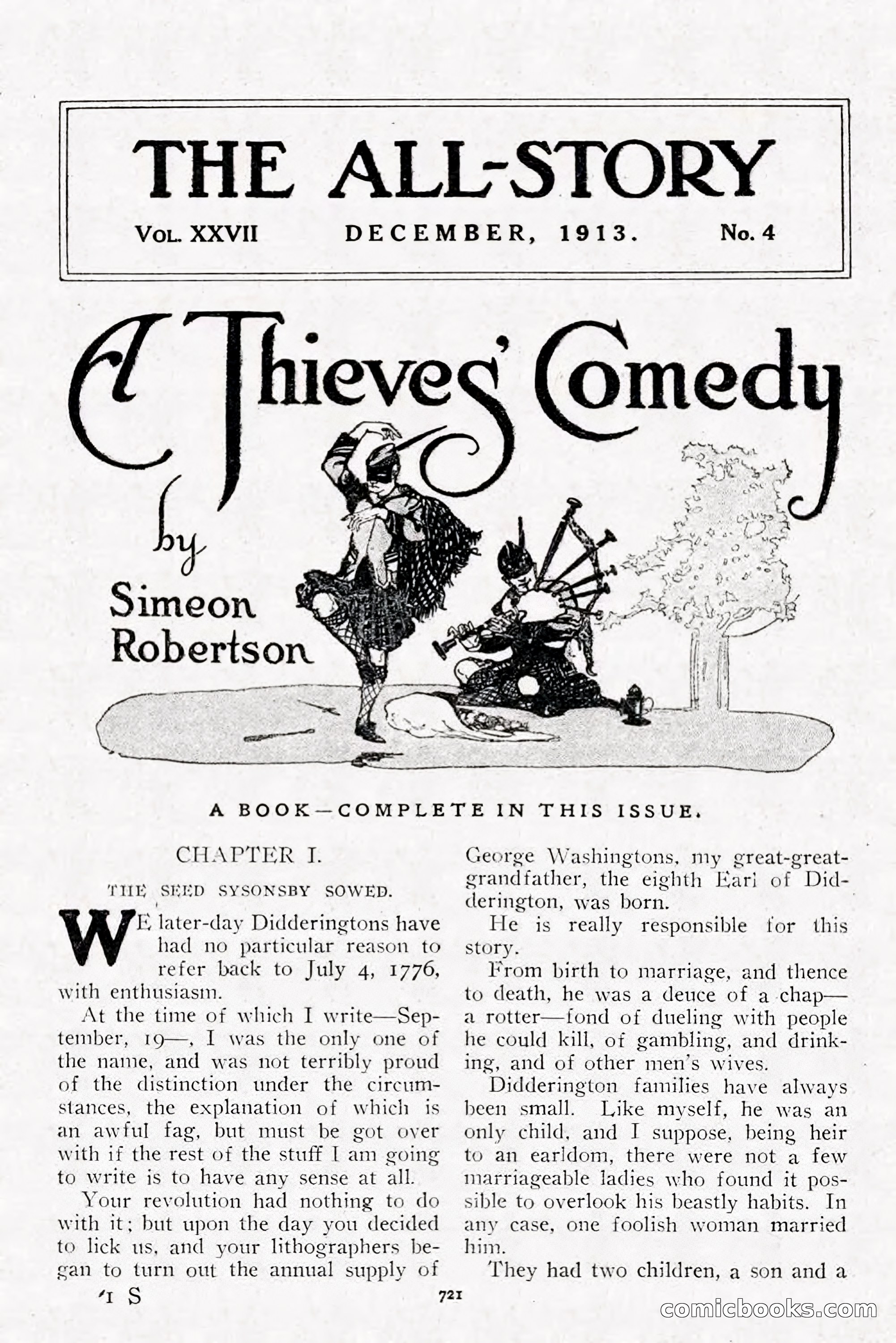 All Story Magazine, December 1913 — page 11 of 266
