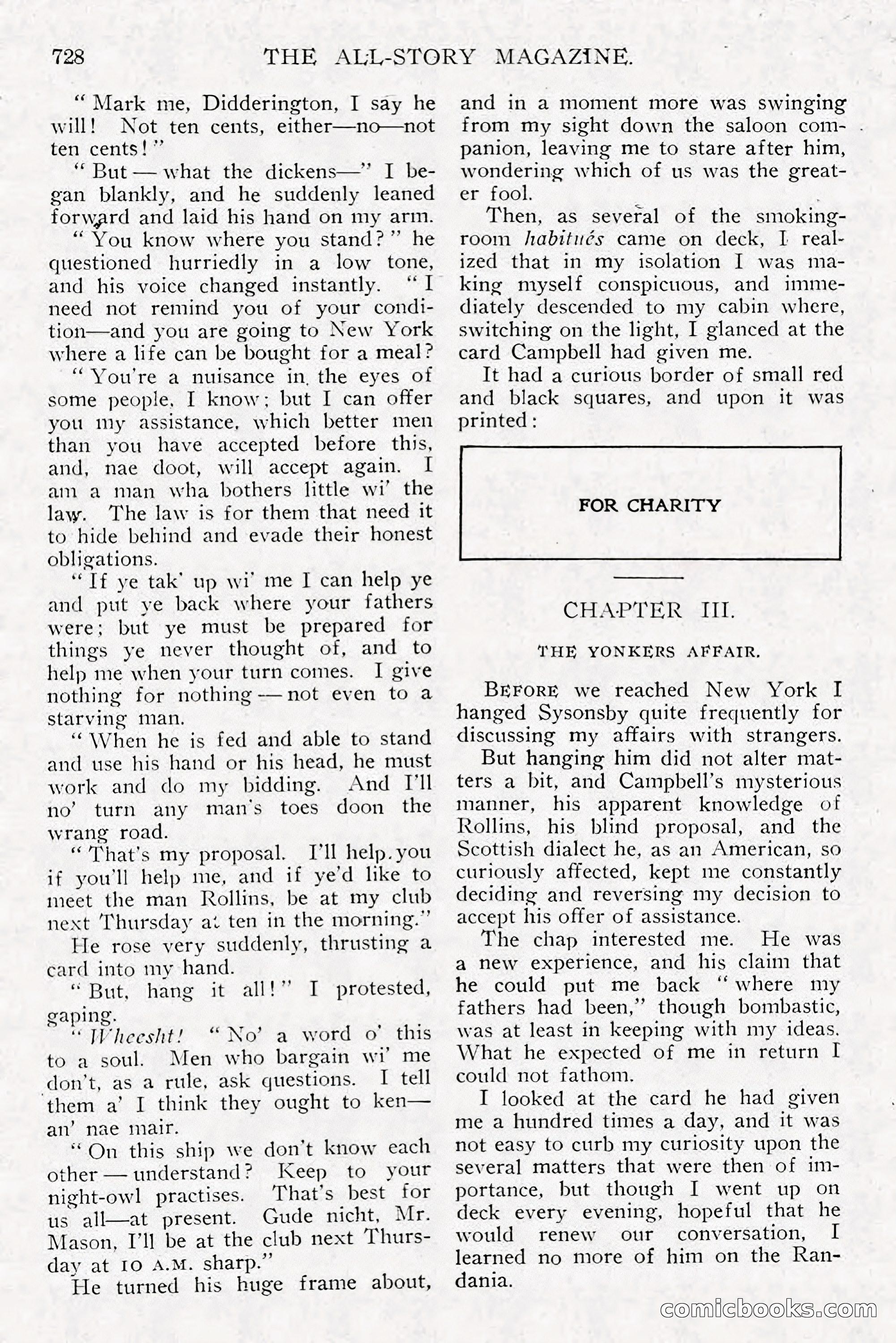 All Story Magazine, December 1913 — page 18 of 266