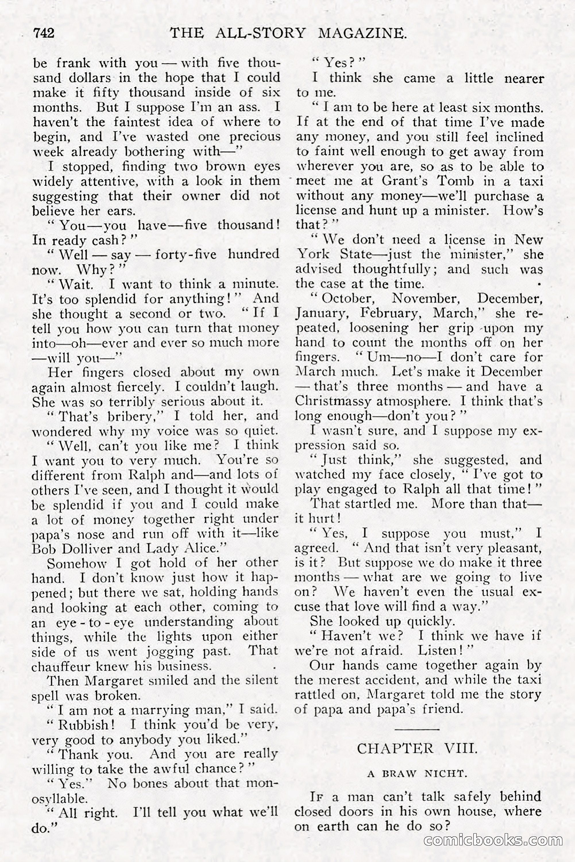 All Story Magazine, December 1913 — page 32 of 266