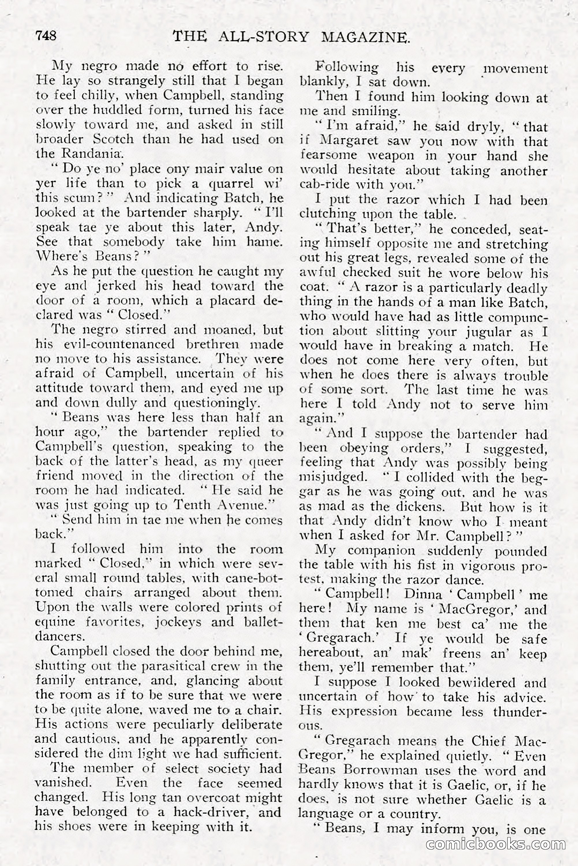 All Story Magazine, December 1913 — page 38 of 266