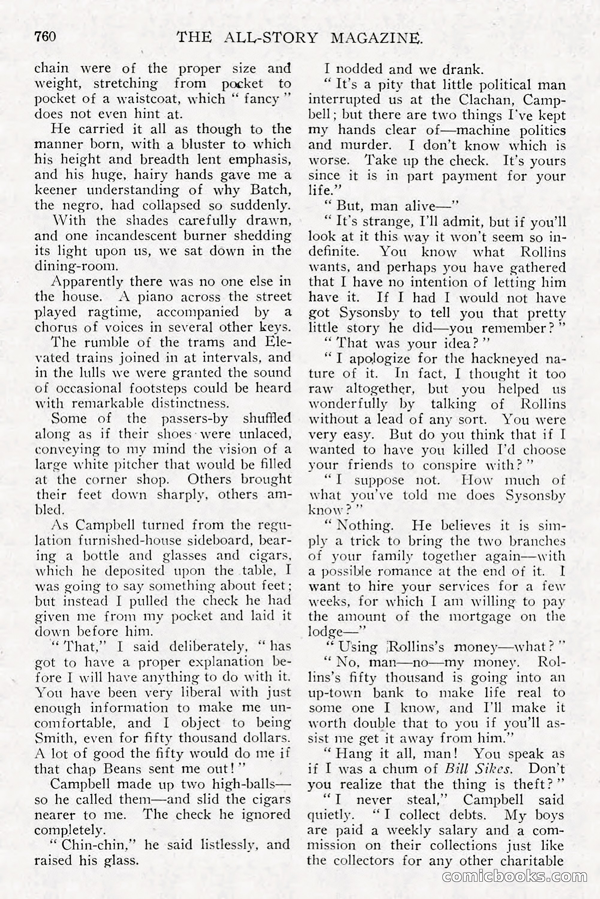 All Story Magazine, December 1913 — page 50 of 266