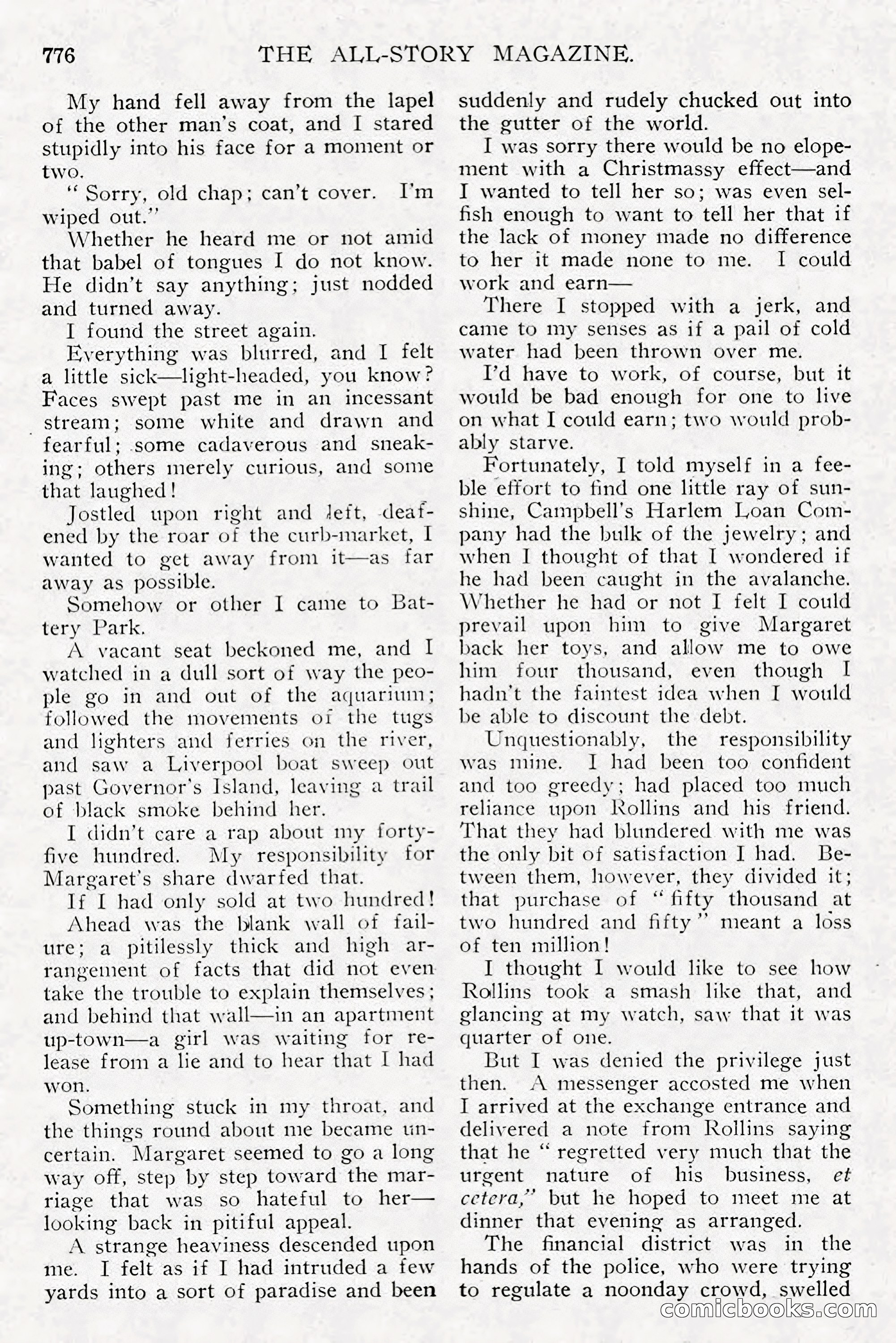 All Story Magazine, December 1913 — page 66 of 266