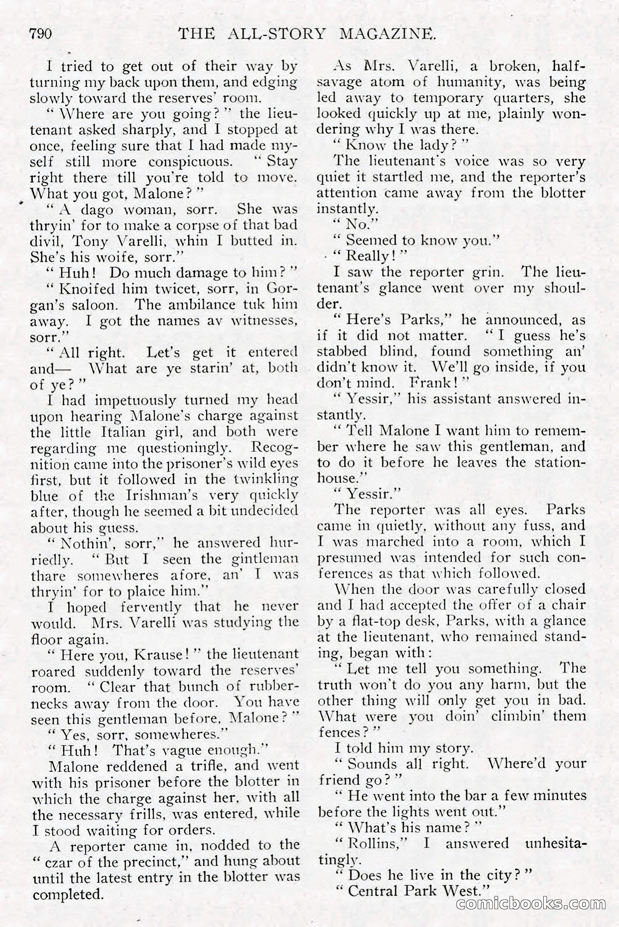 All Story Magazine, December 1913 — page 80 of 266